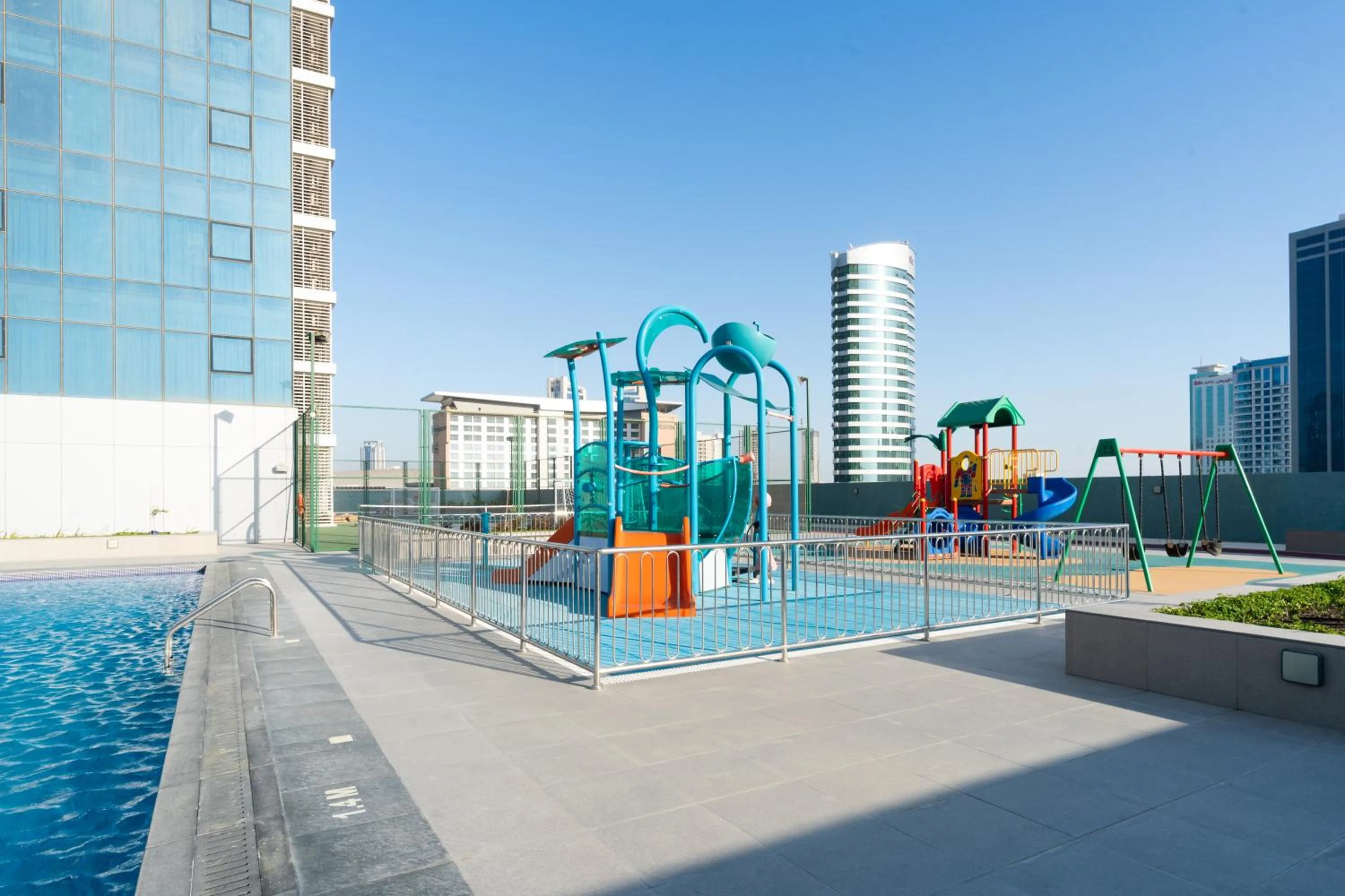 Children play ground in S Plaza Suites Hotel