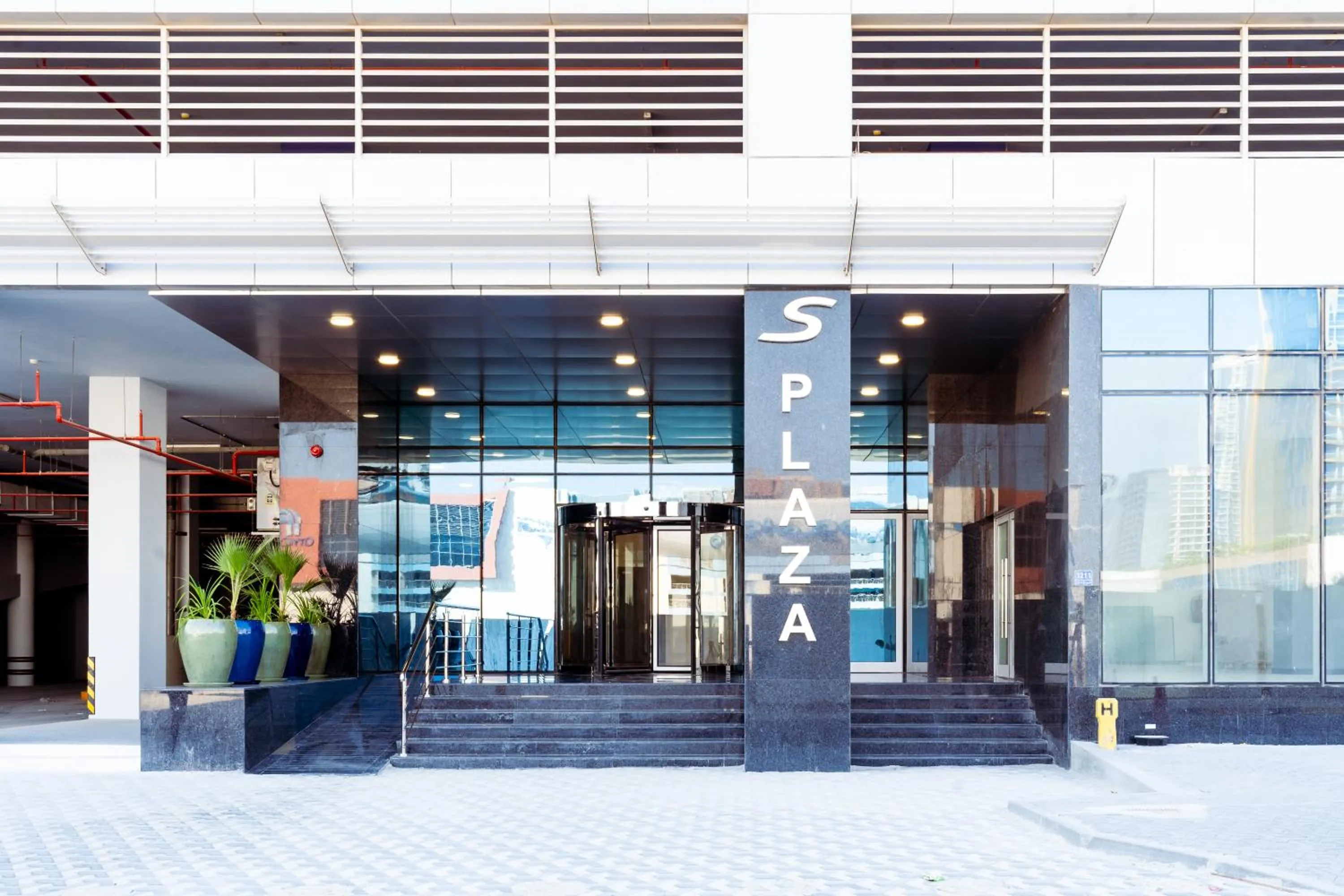 Property building in S Plaza Suites Hotel