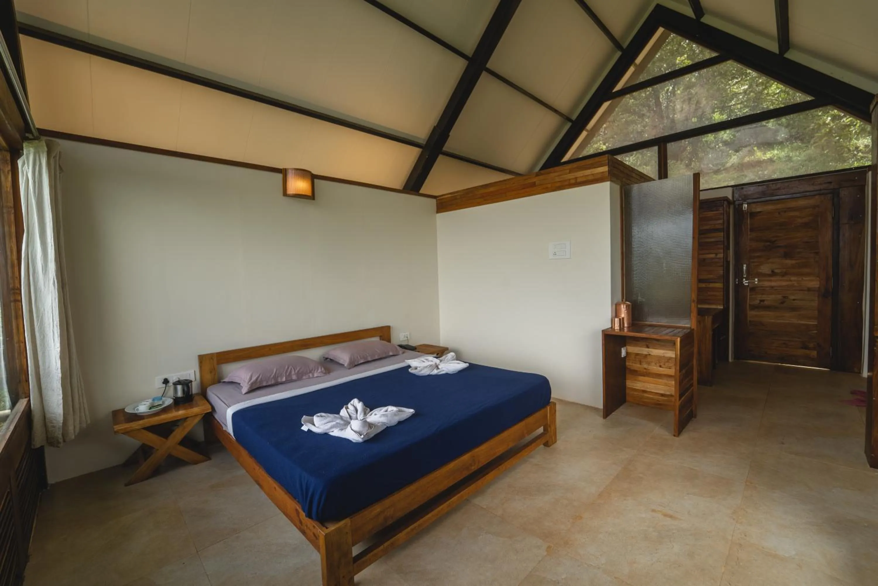 Bedroom, Bed in Shatavari Eco Resort