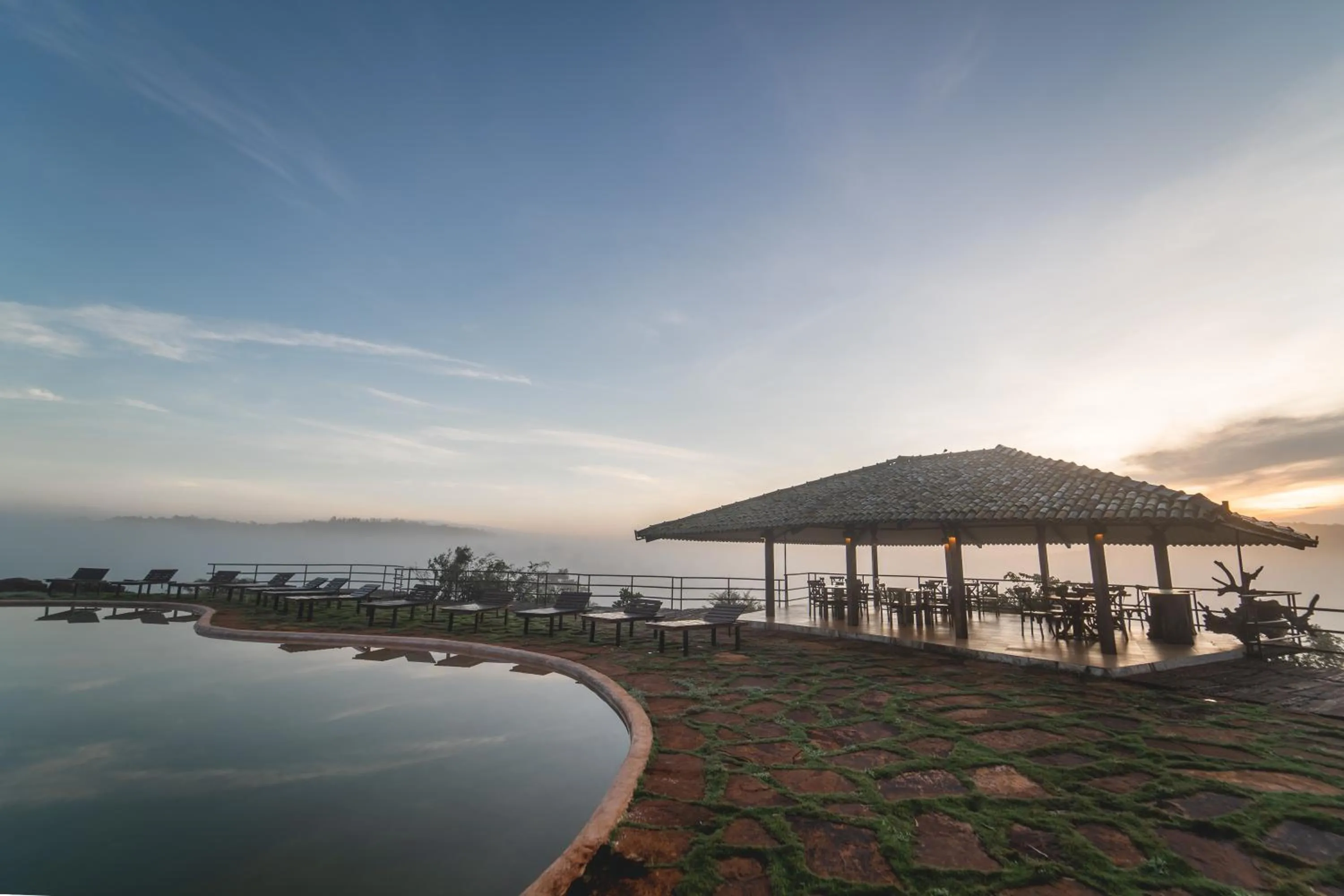 Swimming pool in Shatavari Eco Resort