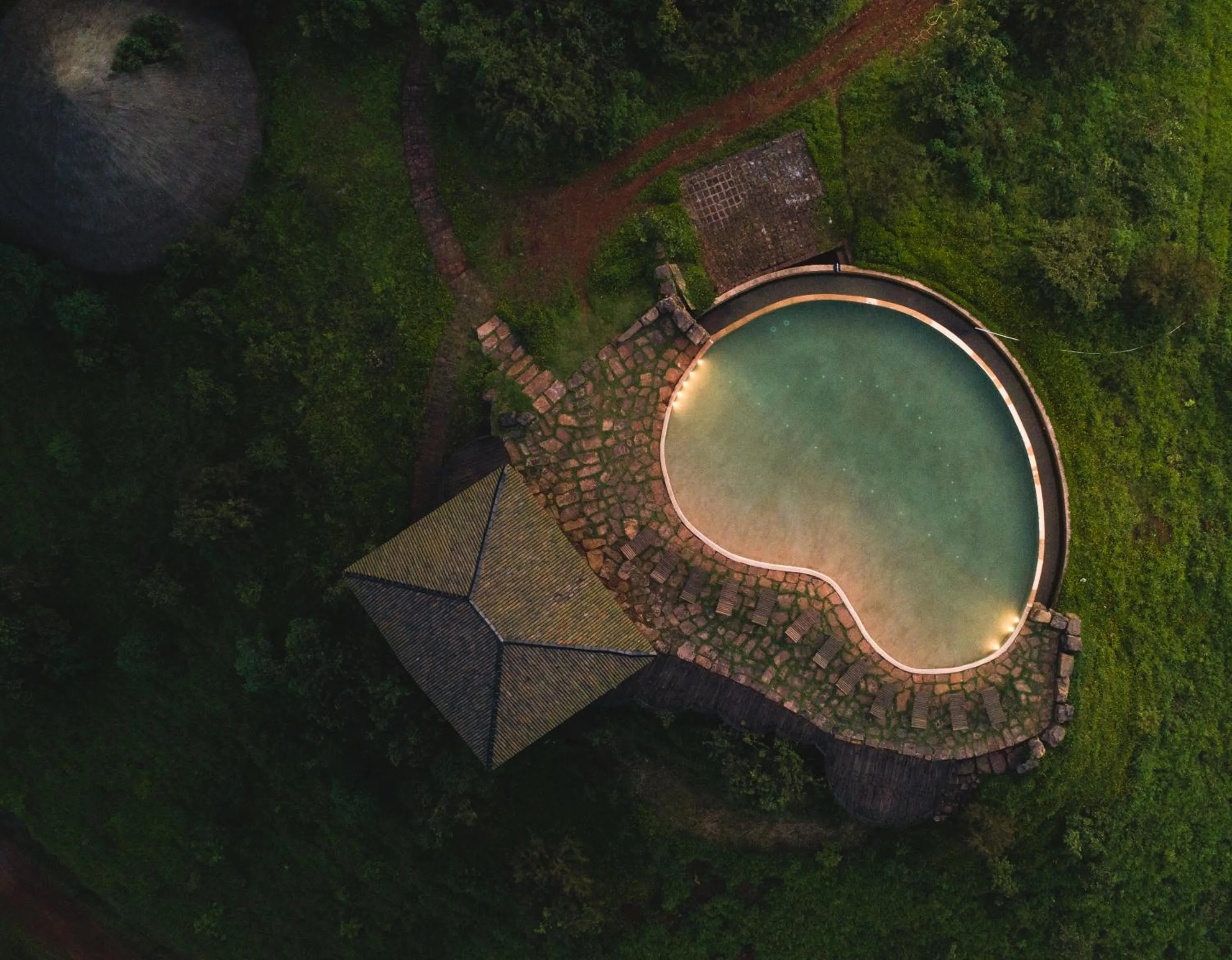 Swimming pool in Shatavari Eco Resort