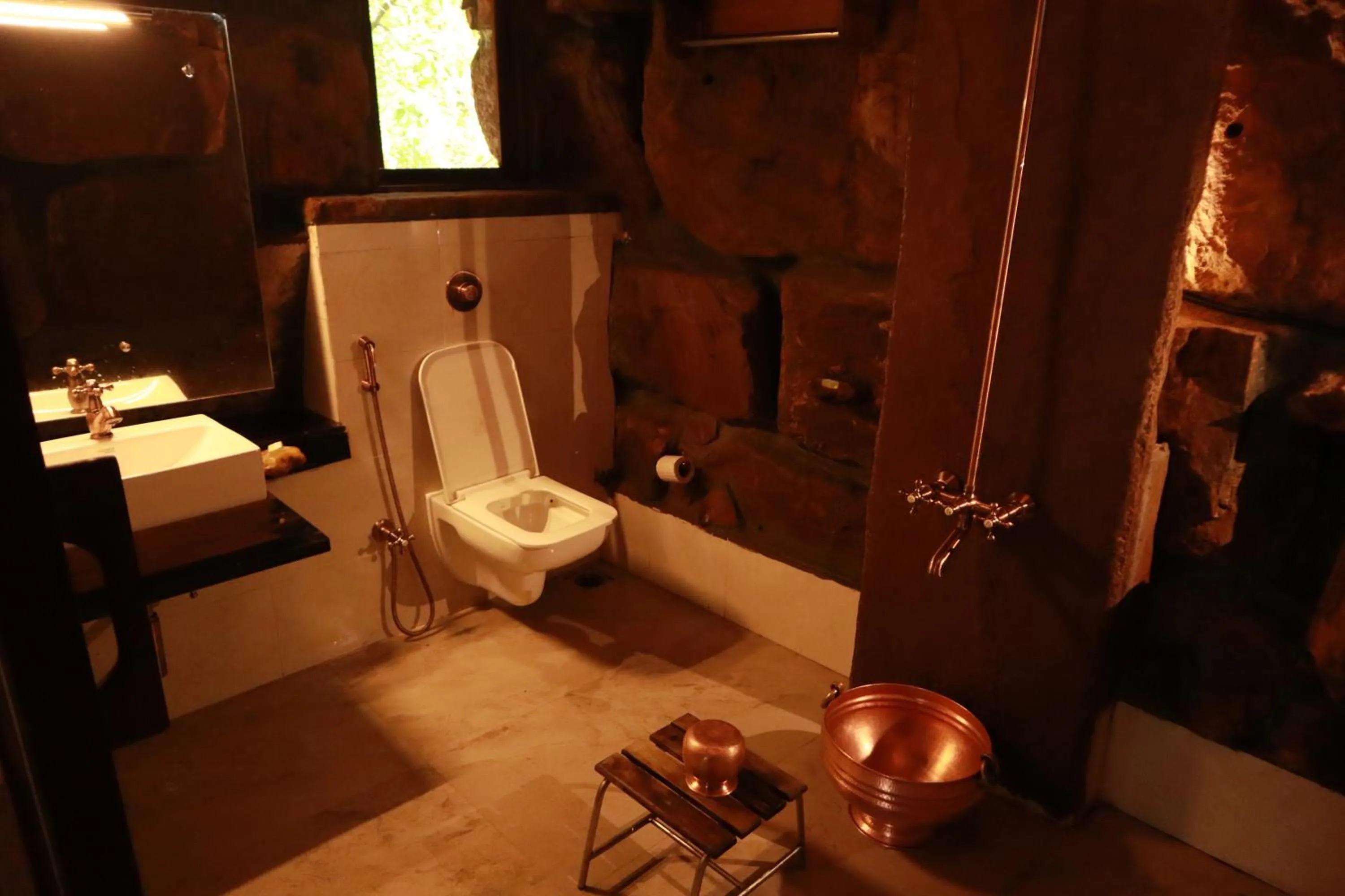 Bathroom in Shatavari Eco Resort