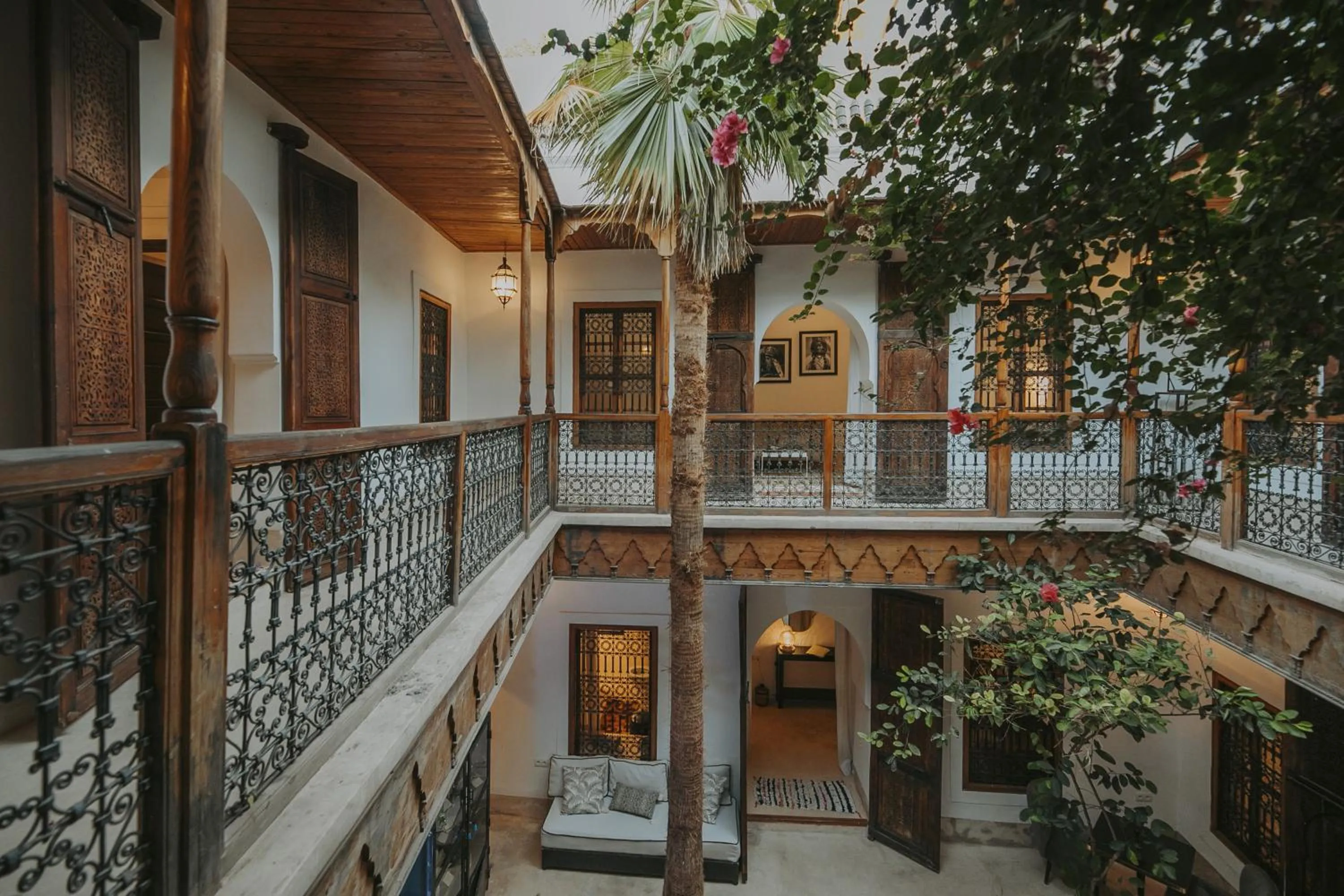 Patio in Riad Djebel