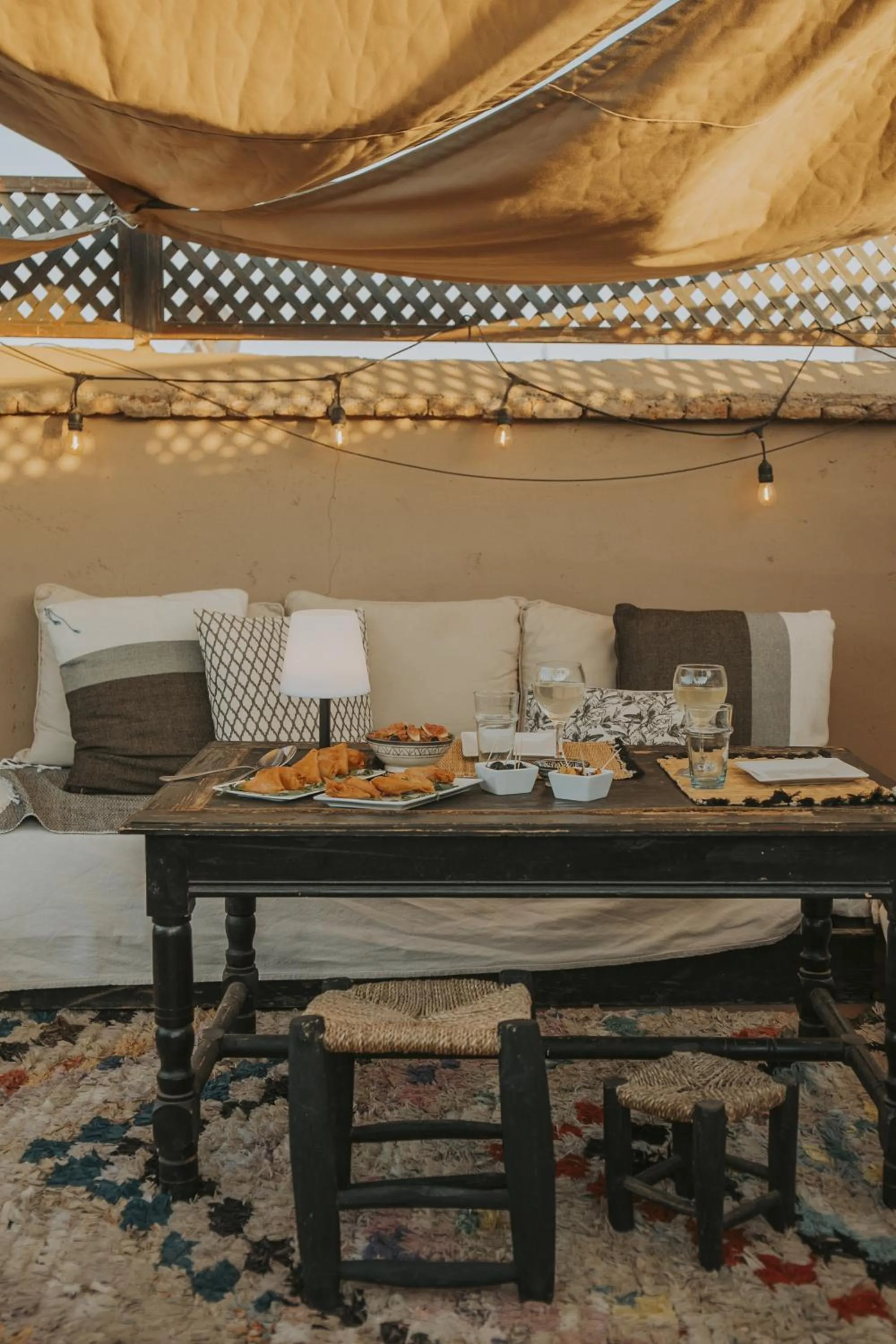 Patio in Riad Djebel