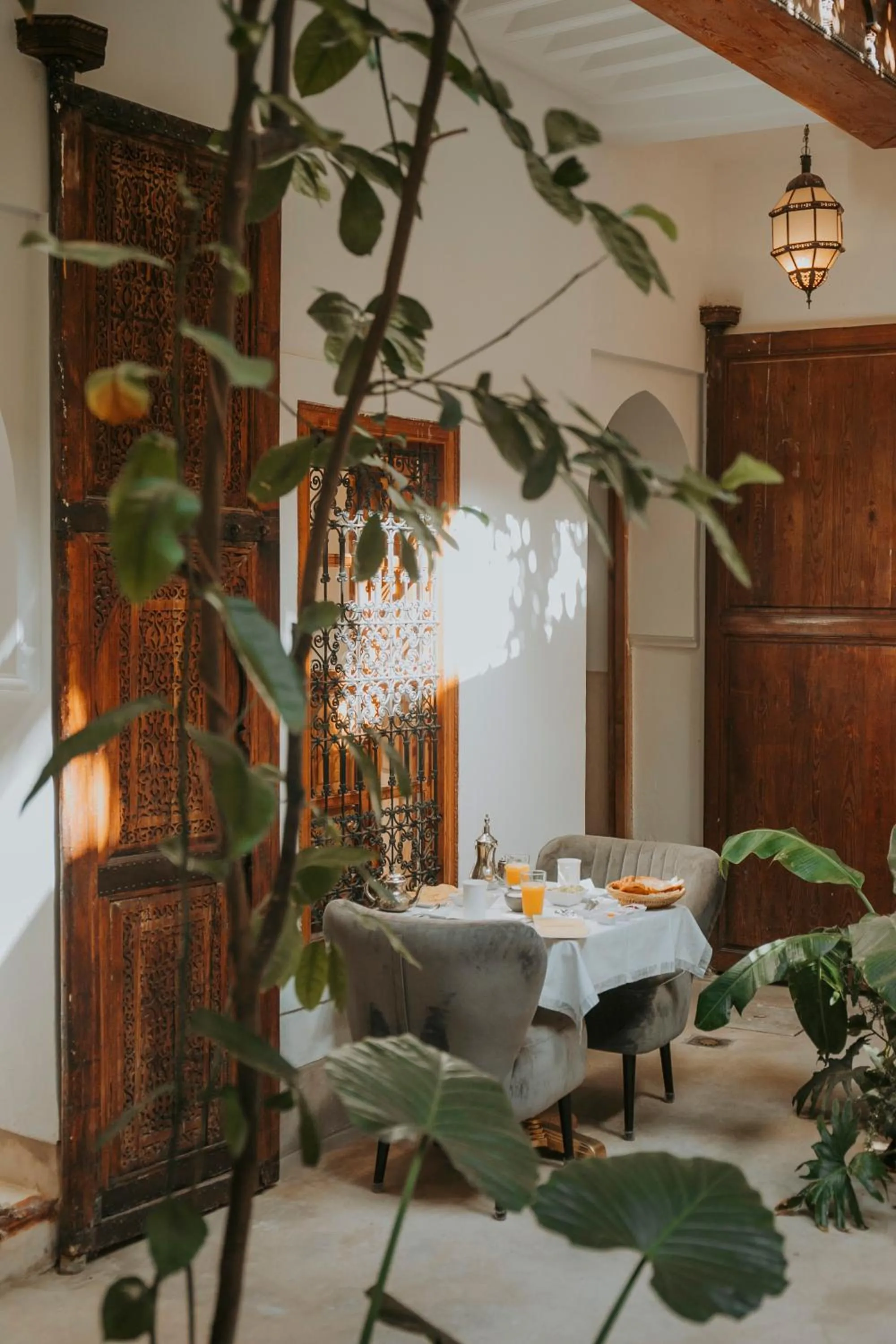 Patio in Riad Djebel