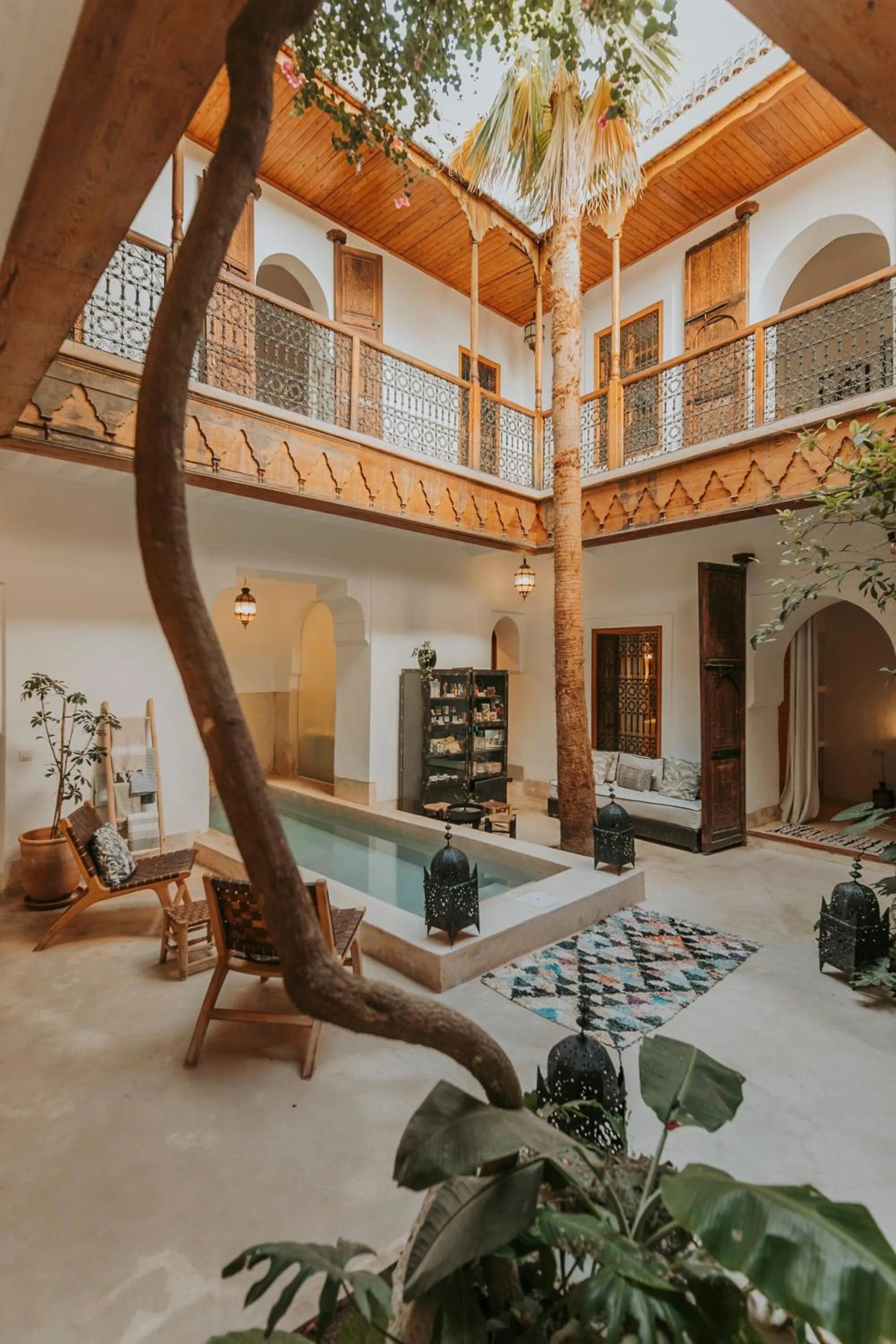 Patio in Riad Djebel