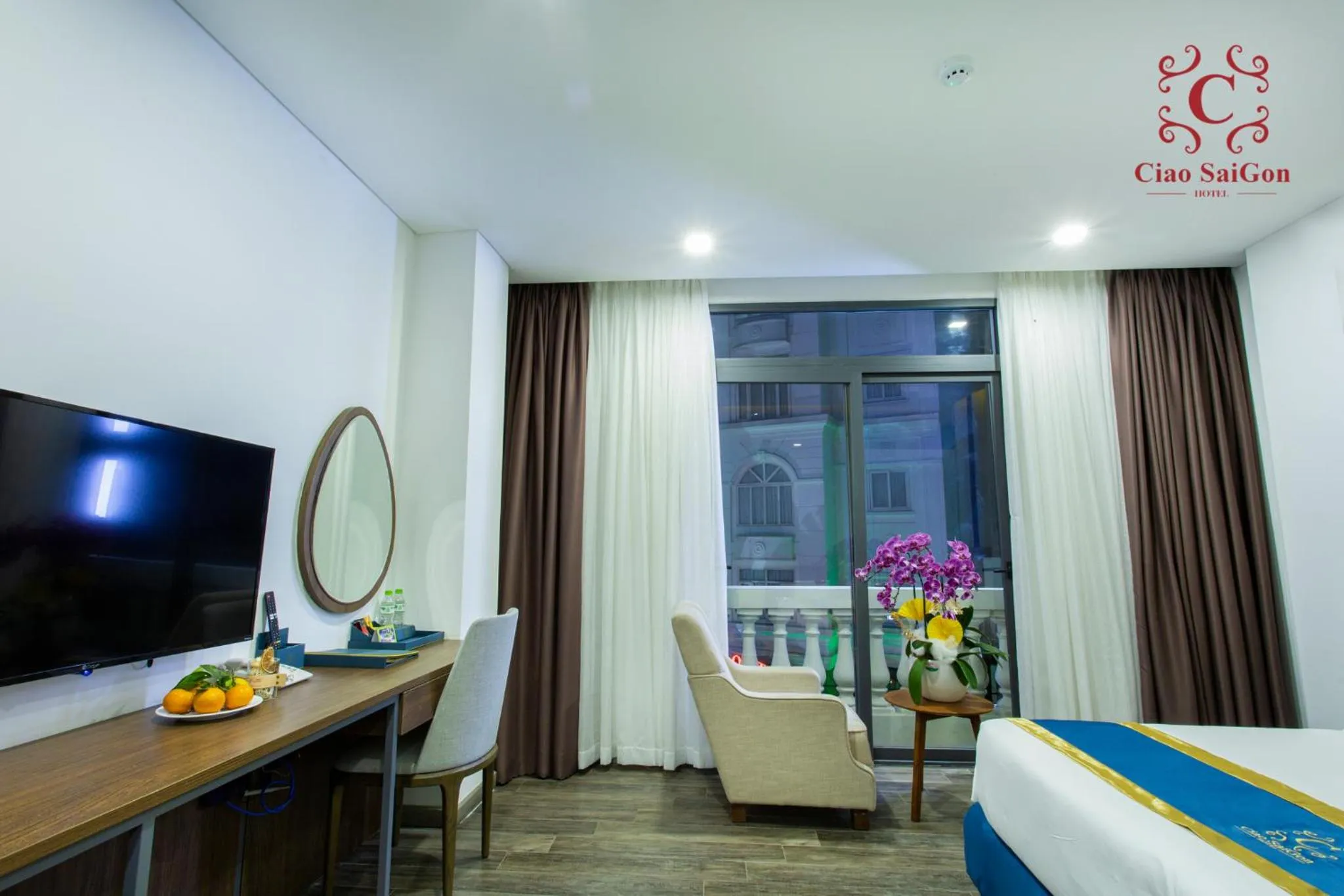 Photo of the whole room, Bed in Ciao Saigon 2 Hotel