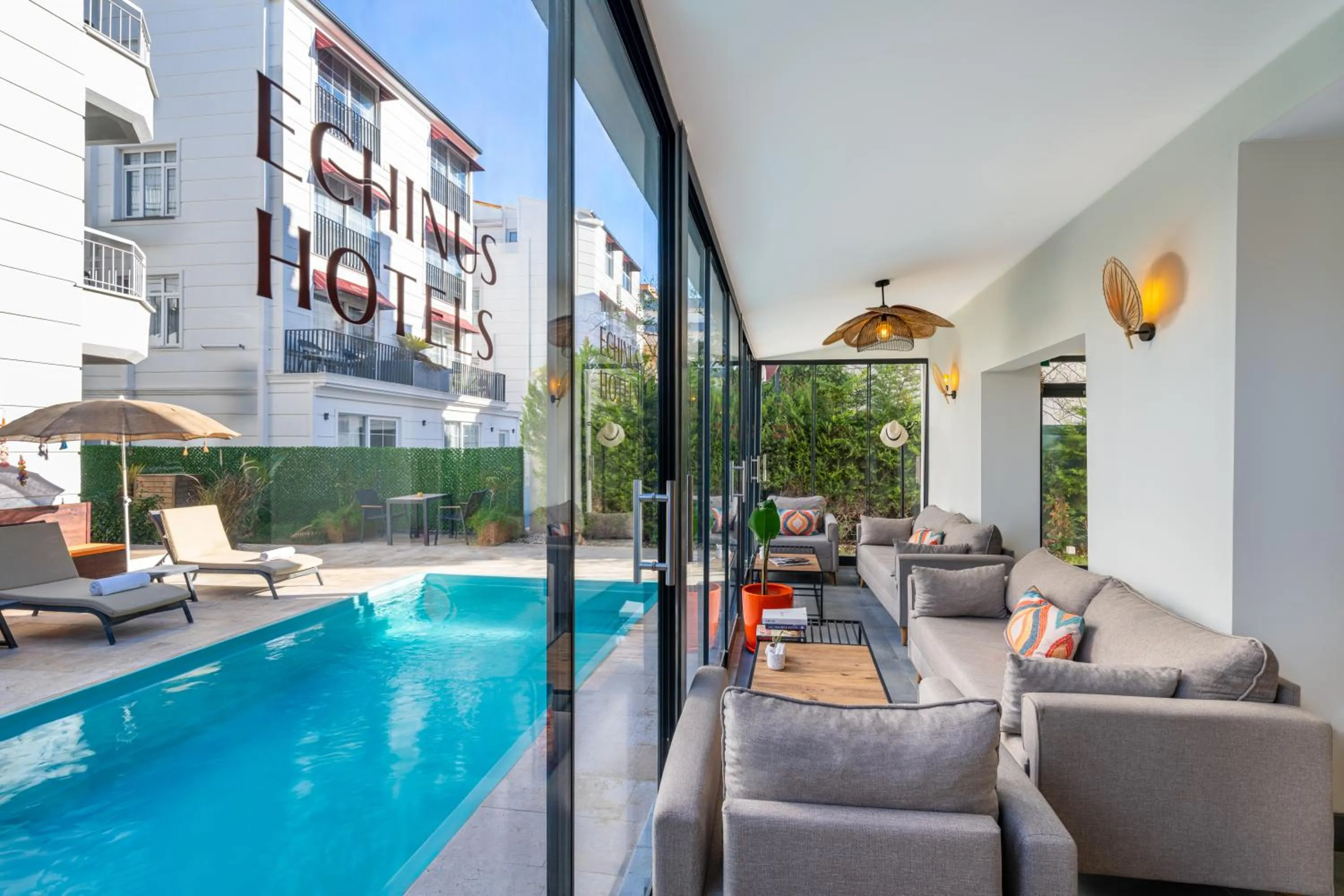 Lobby or reception in Echinus Lara Hotel