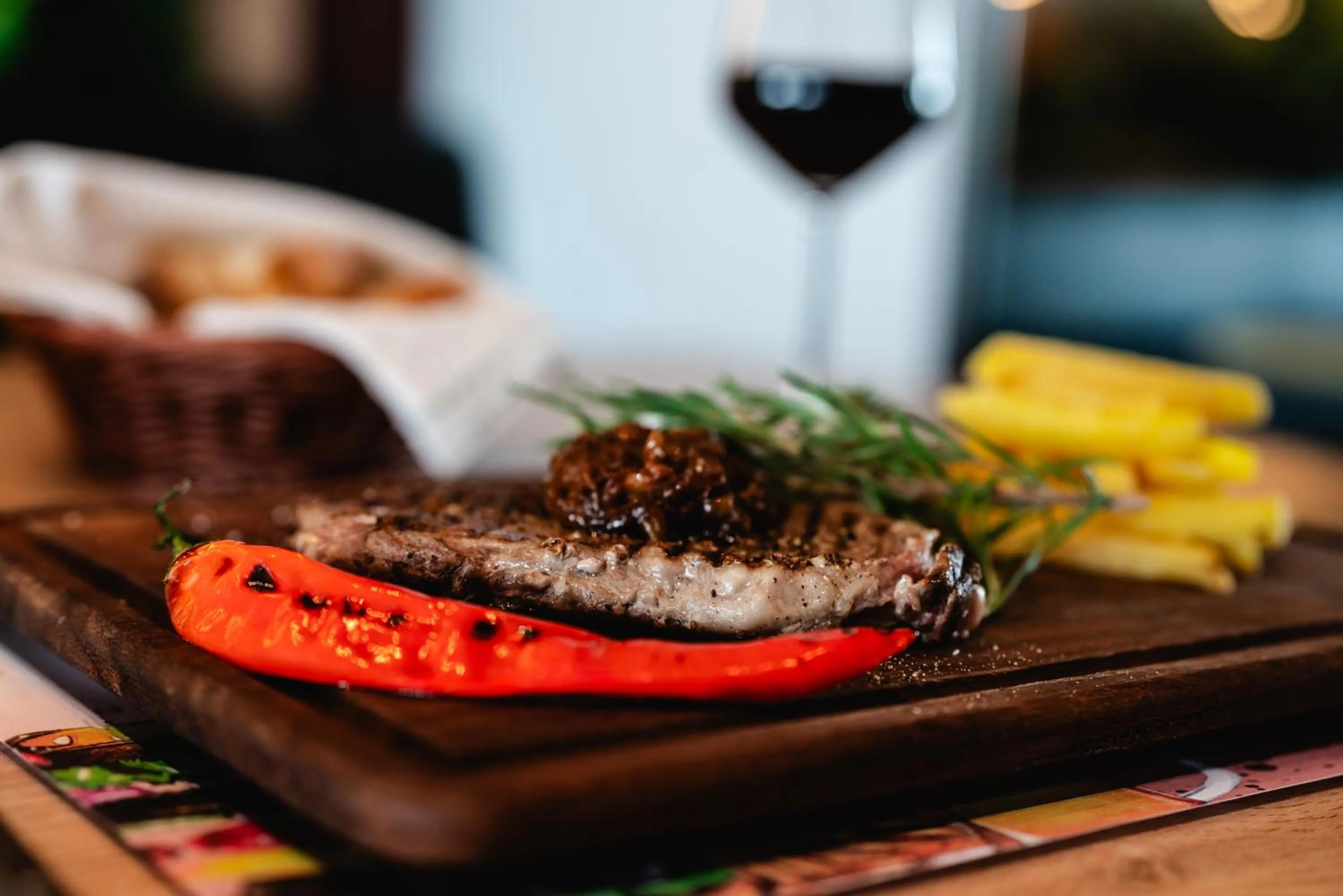 Food close-up in Echinus Lara Hotel