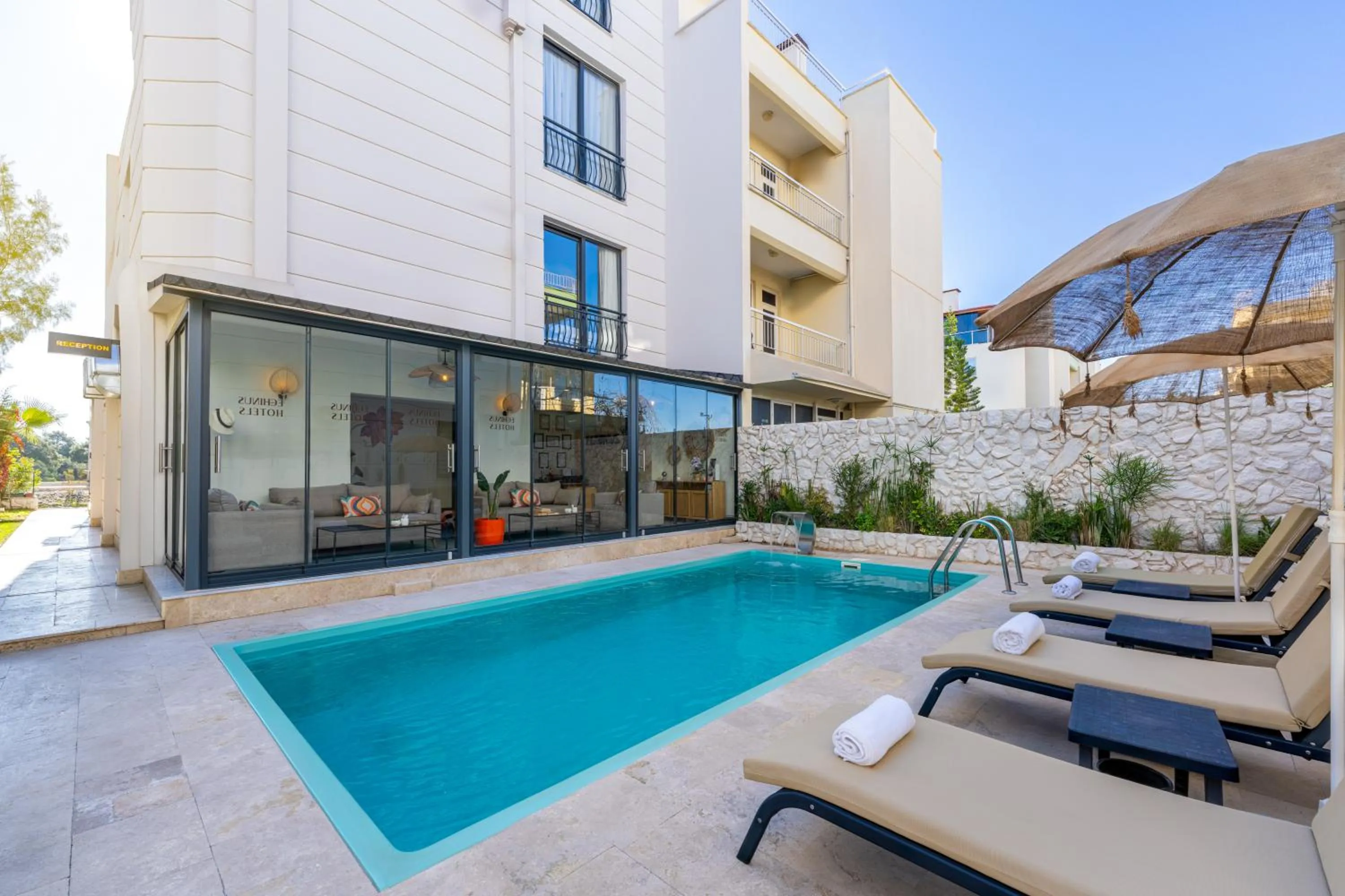 Swimming pool in Echinus Lara Hotel