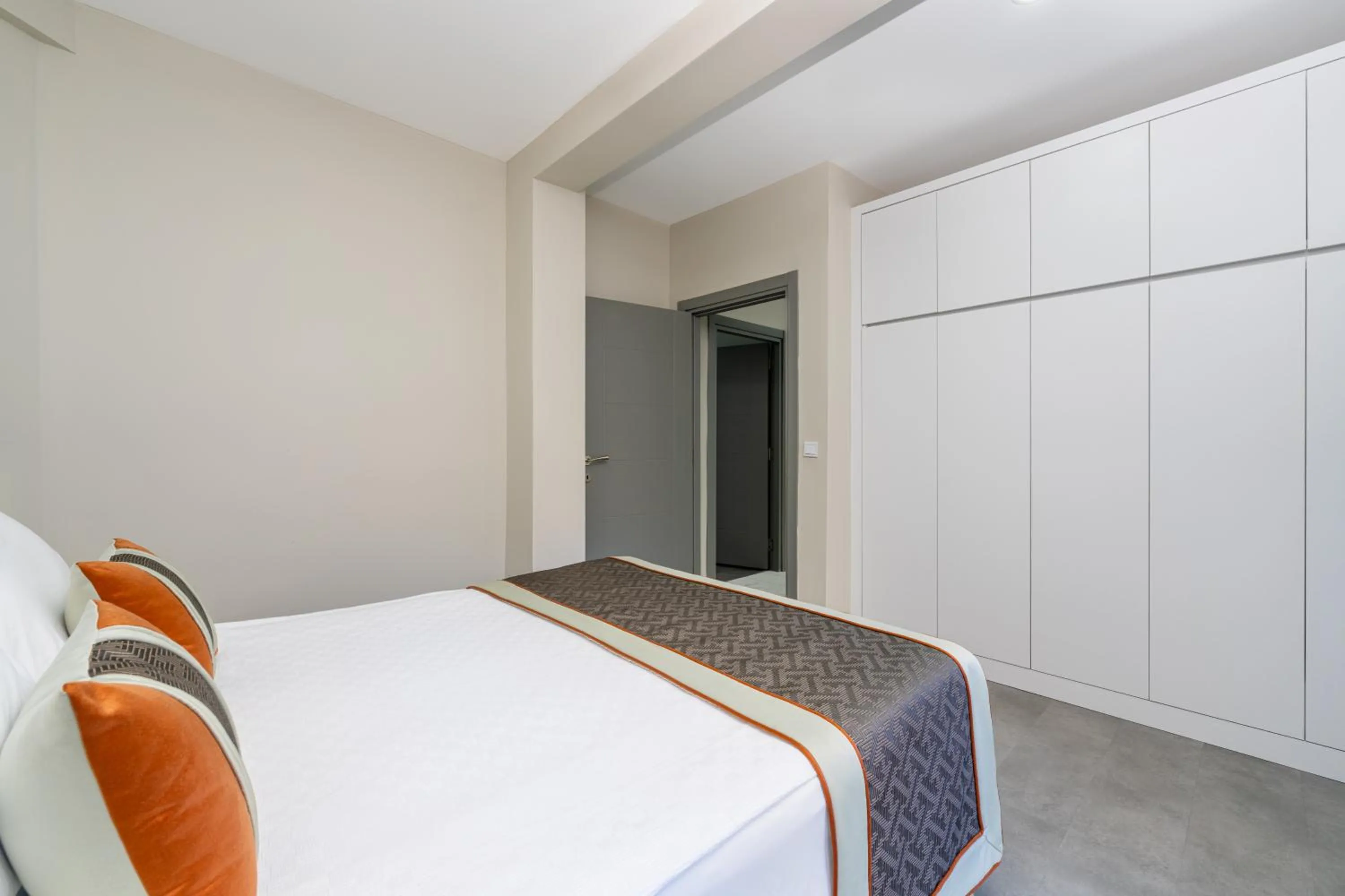 Bed in Echinus Lara Hotel