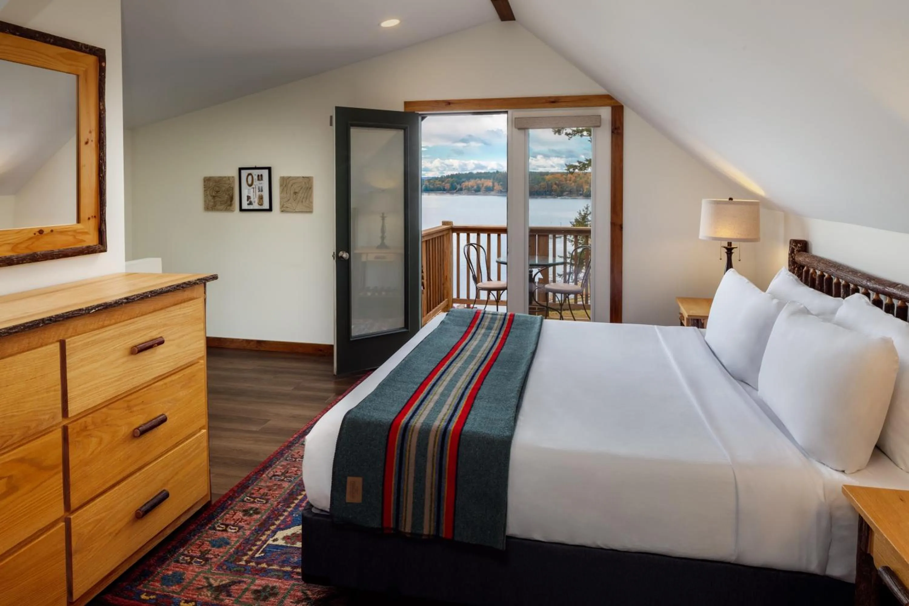 Bedroom, Bed in Lodge at Schroon Lake