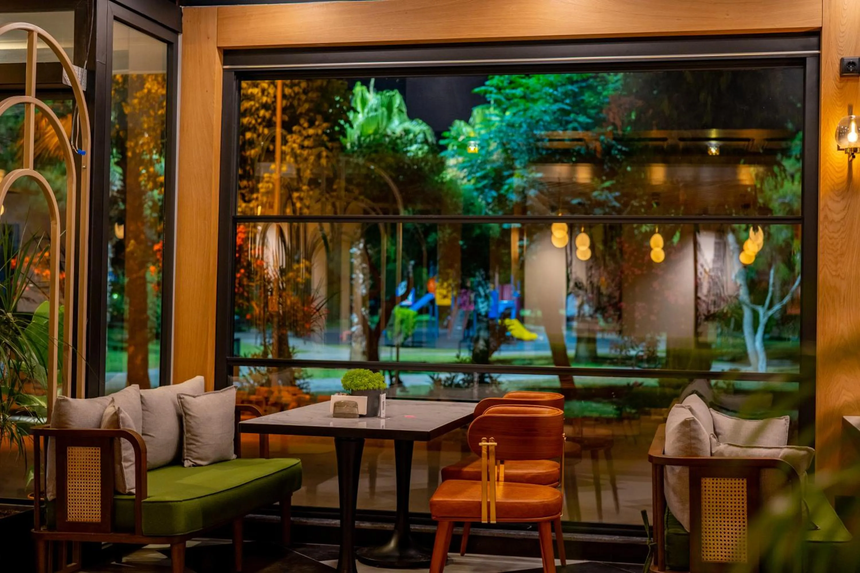 Garden view in Perast City Hotel