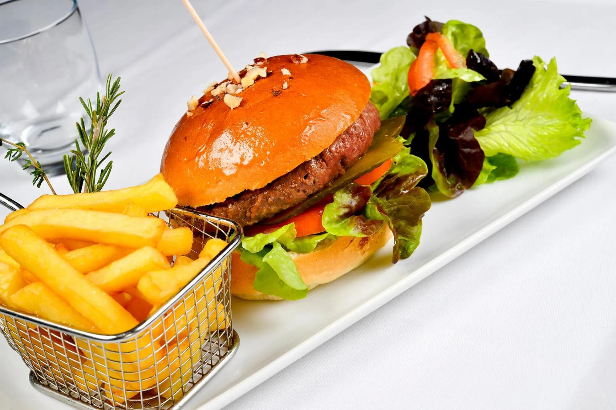 Food close-up in Relais de l’Hermitage Saint-Gilles