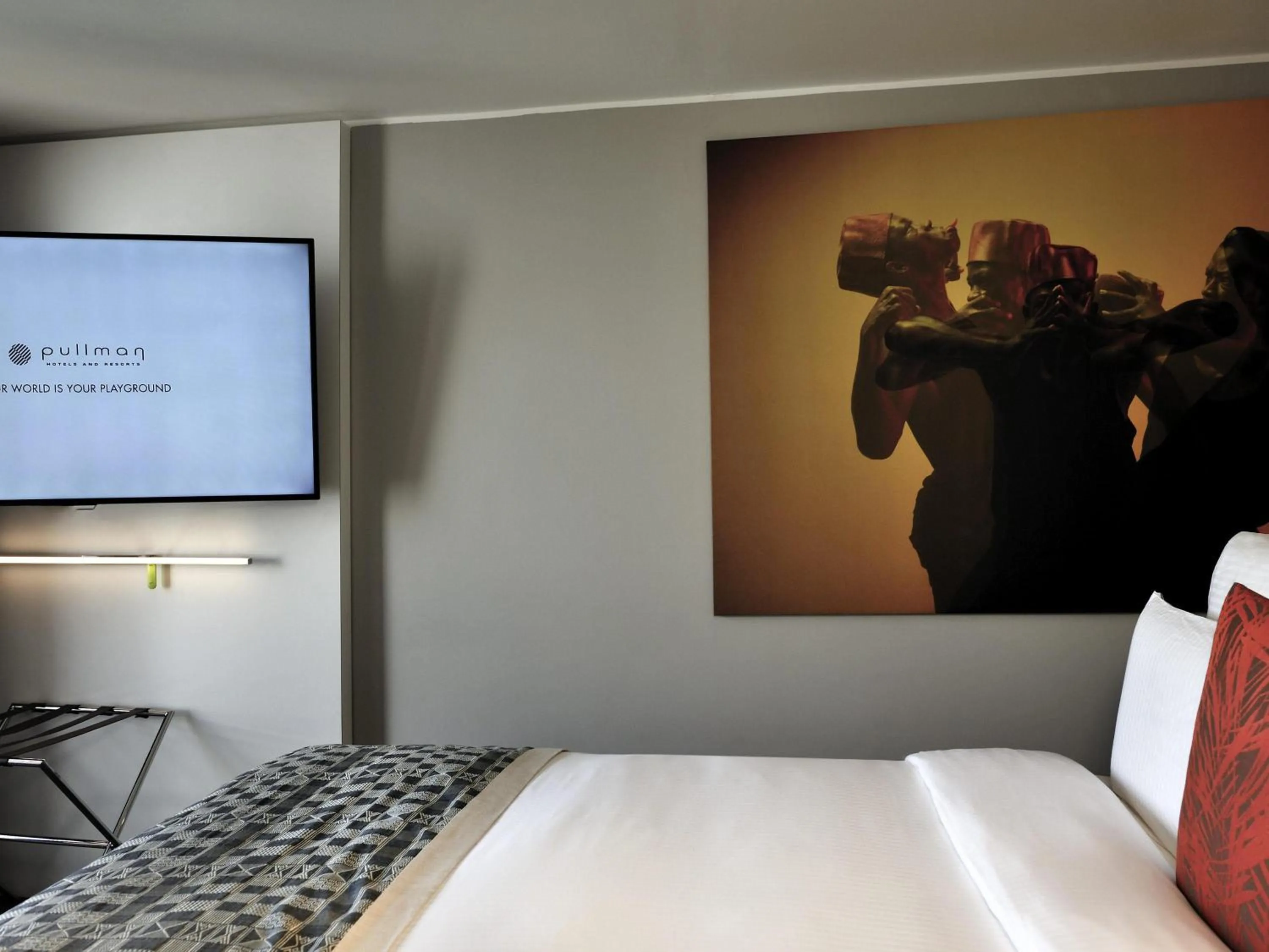 Bedroom, Bed in Pullman Dakar Teranga