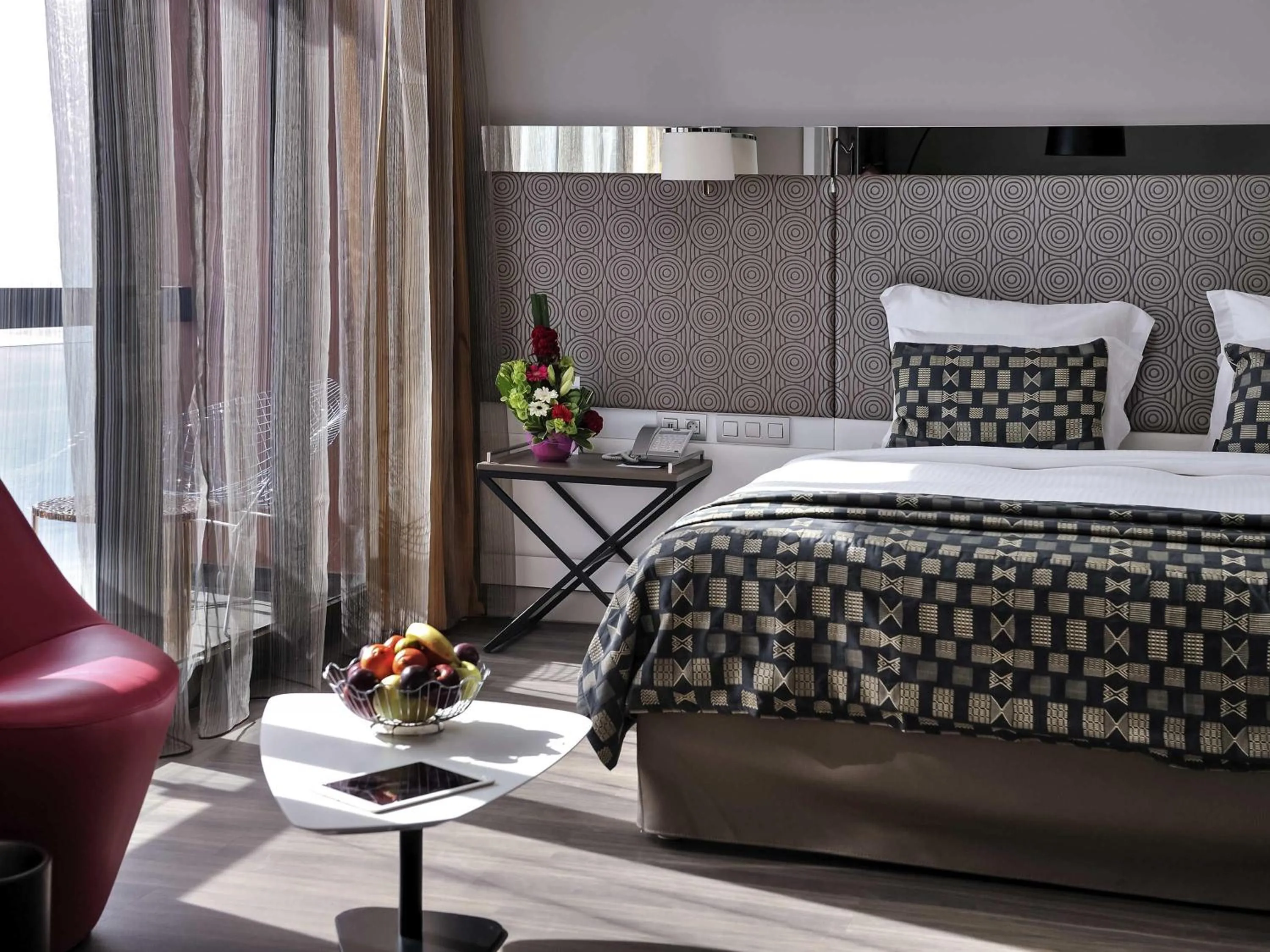 Bedroom, Bed in Pullman Dakar Teranga