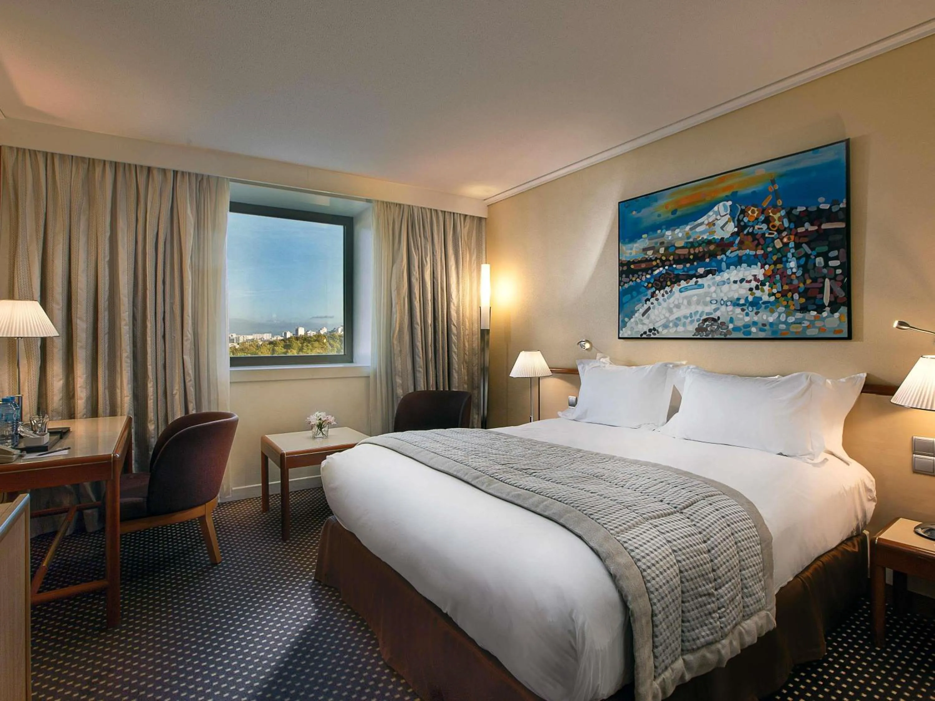 Bedroom, Bed in Sofitel Algiers Hamma Garden