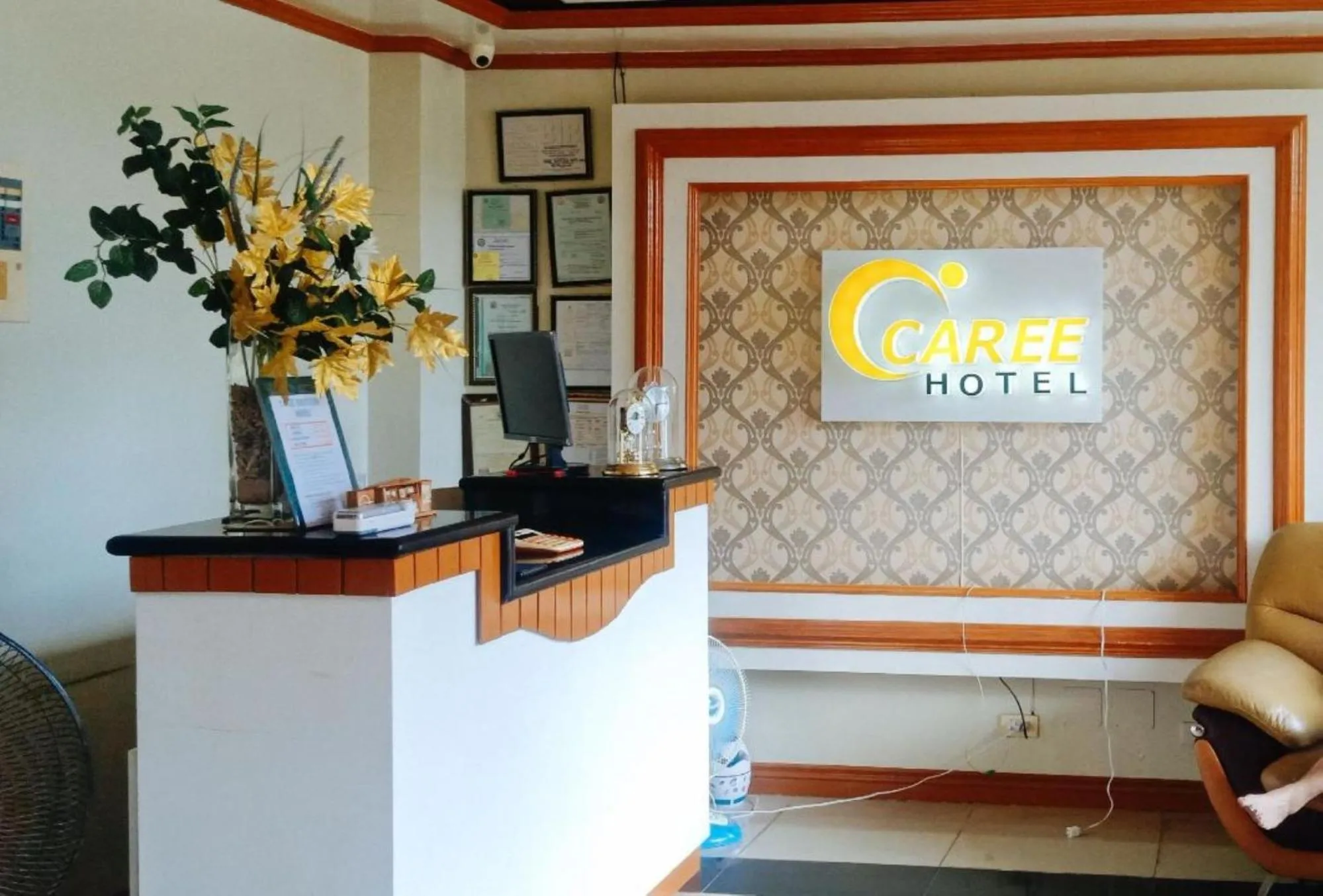 Lobby or reception in RedDoorz at Caree Boutique Hotel Bulan Sorsogon