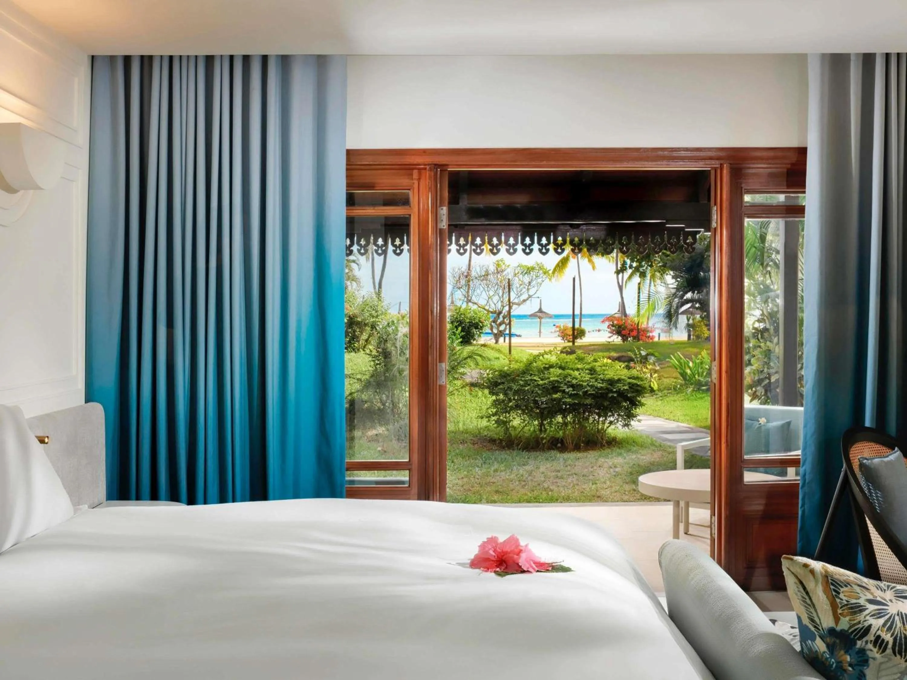 Bedroom, Bed in Sofitel Mauritius L'Imperial Resort & Spa