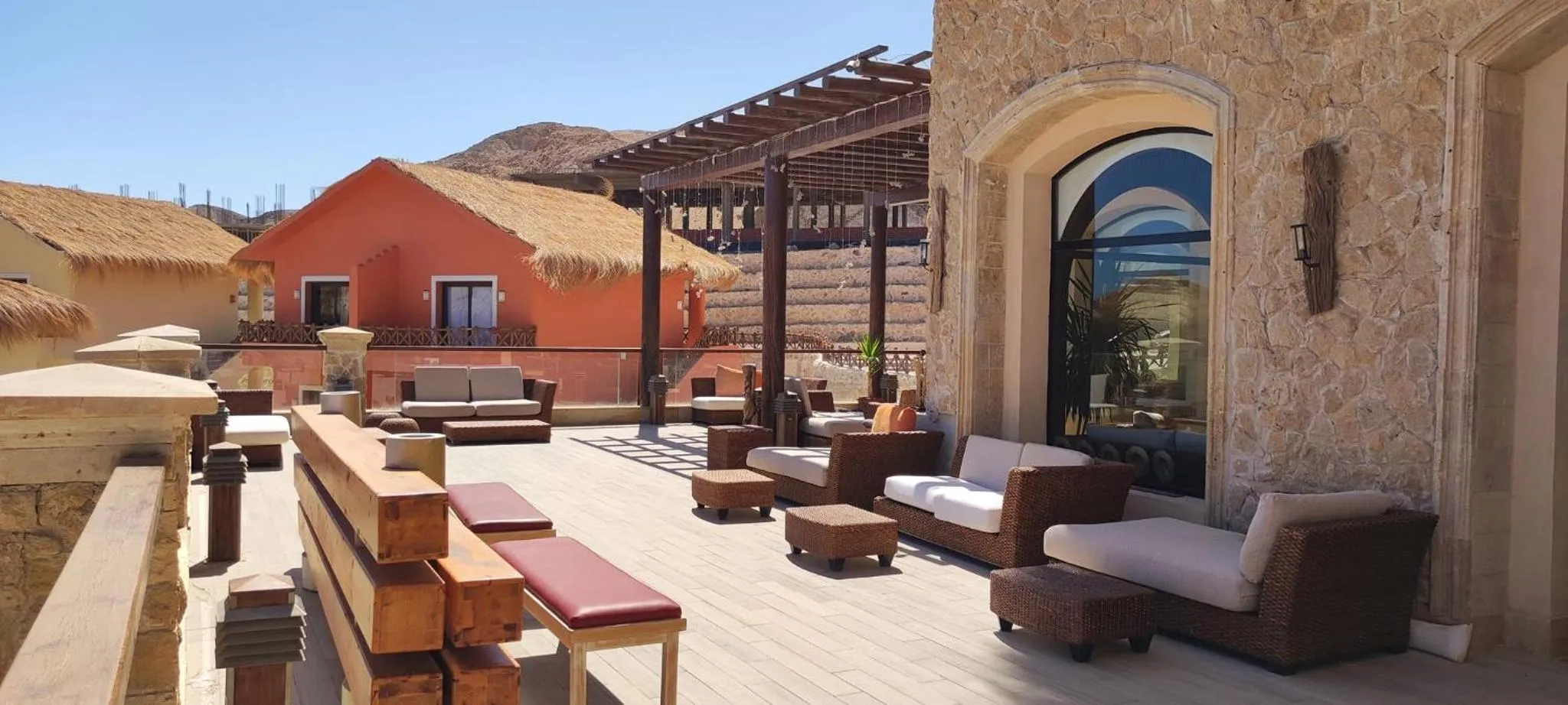 Balcony/Terrace in Amarina Jannah Resort & Aqua Park Marsa Alam