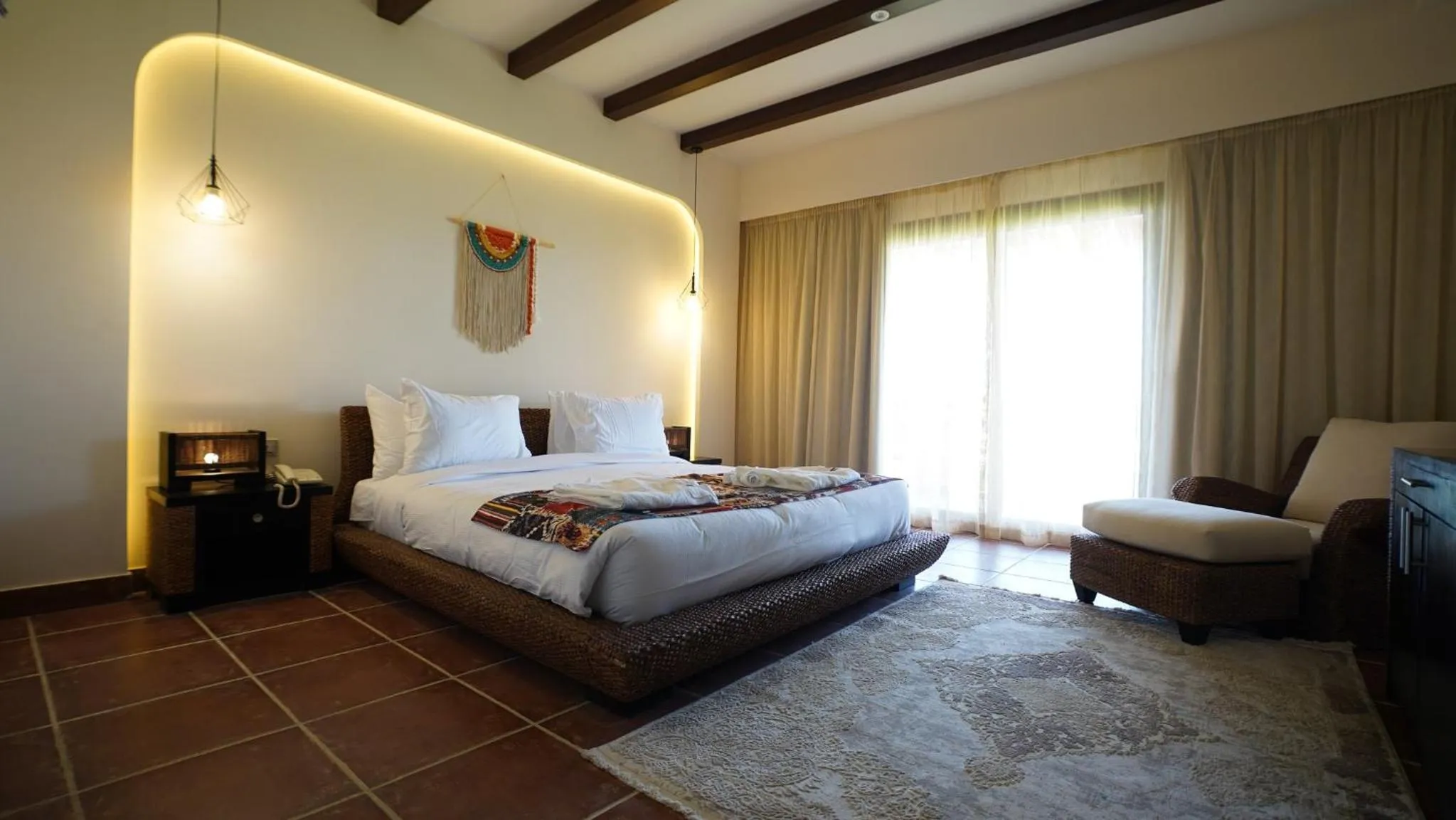 Bedroom, Bed in Amarina Jannah Resort & Aqua Park Marsa Alam