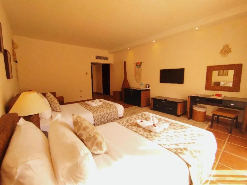 Bed in Amarina Jannah Resort & Aqua Park Marsa Alam