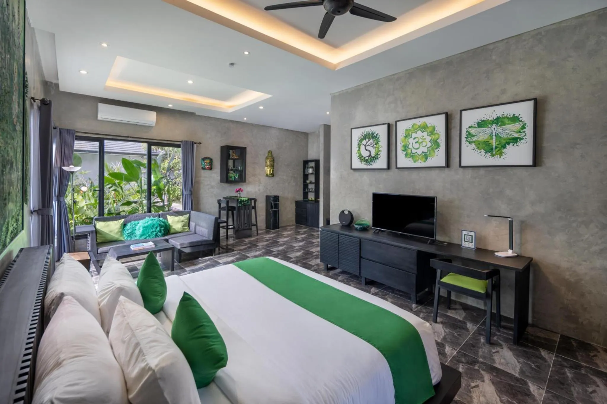 Photo of the whole room, Bed in Capung Asri Eco Luxury Resort with Private Pool Villas