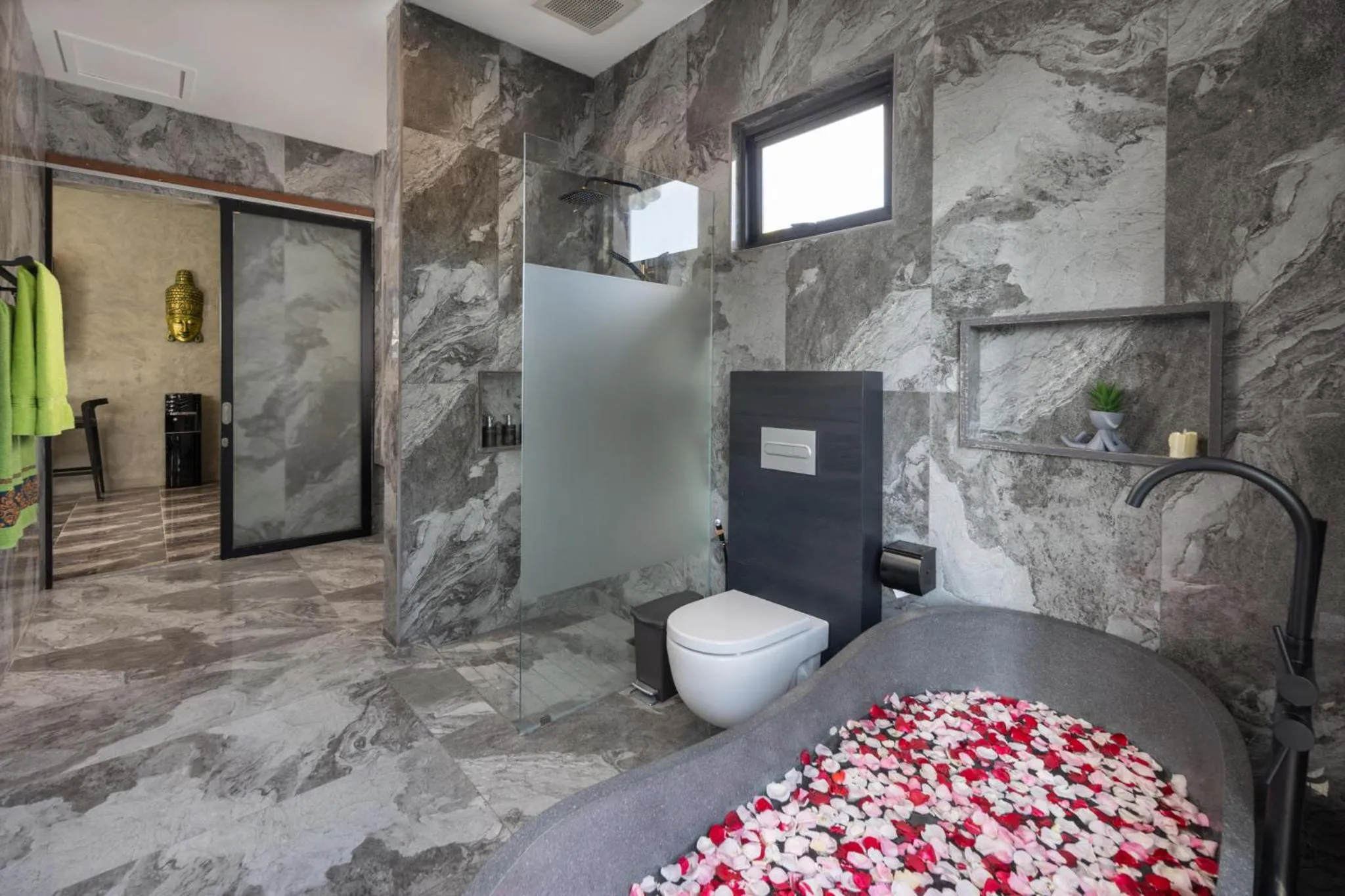 Toilet in Capung Asri Eco Luxury Resort with Private Pool Villas