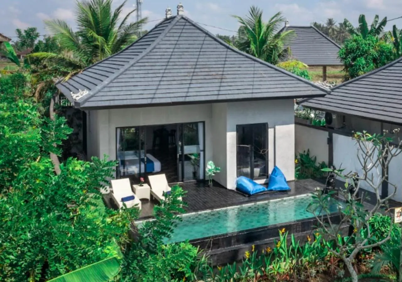 Patio in Capung Asri Eco Luxury Resort with Private Pool Villas