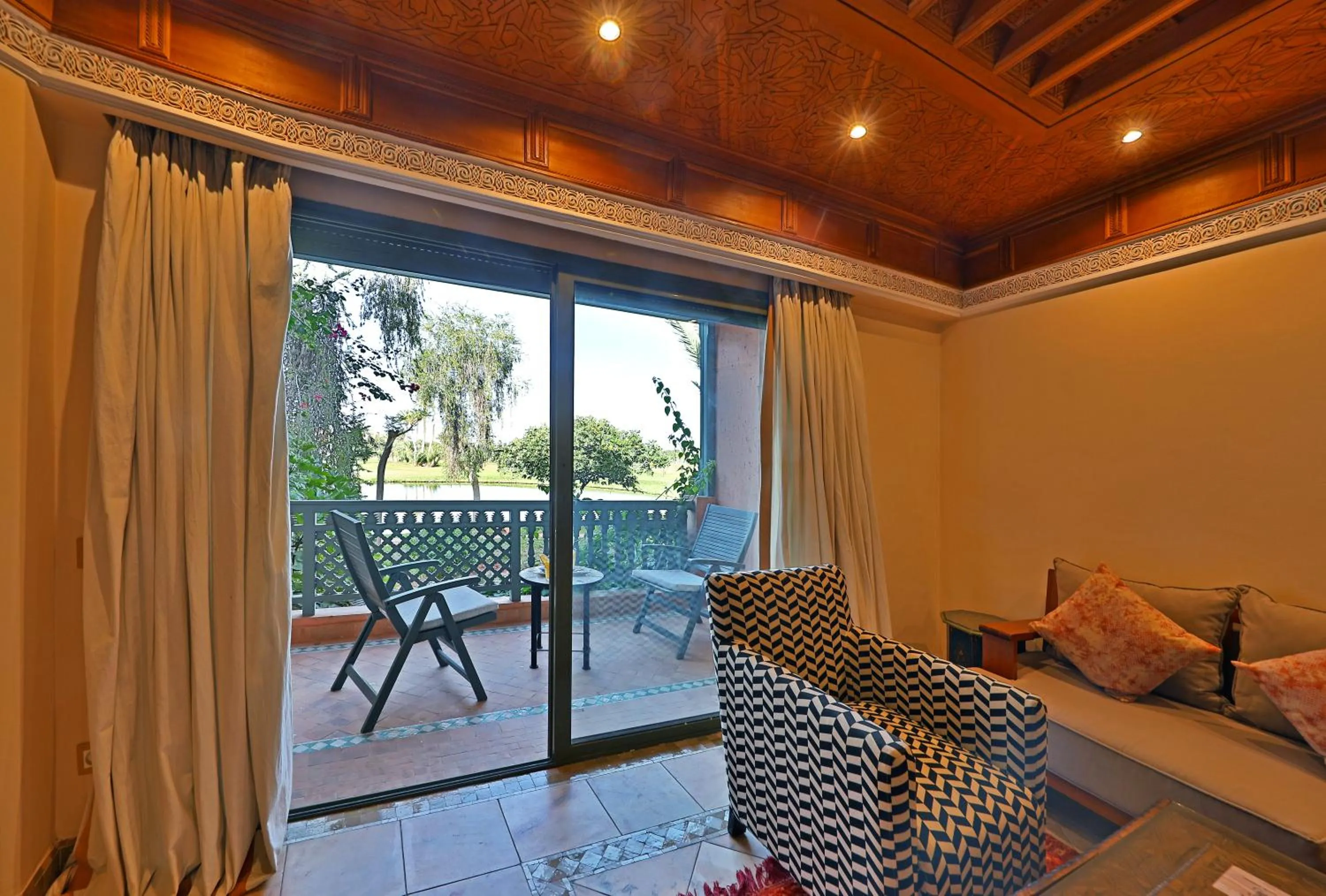 Patio in Pavillon du Golf - Palmeraie suites