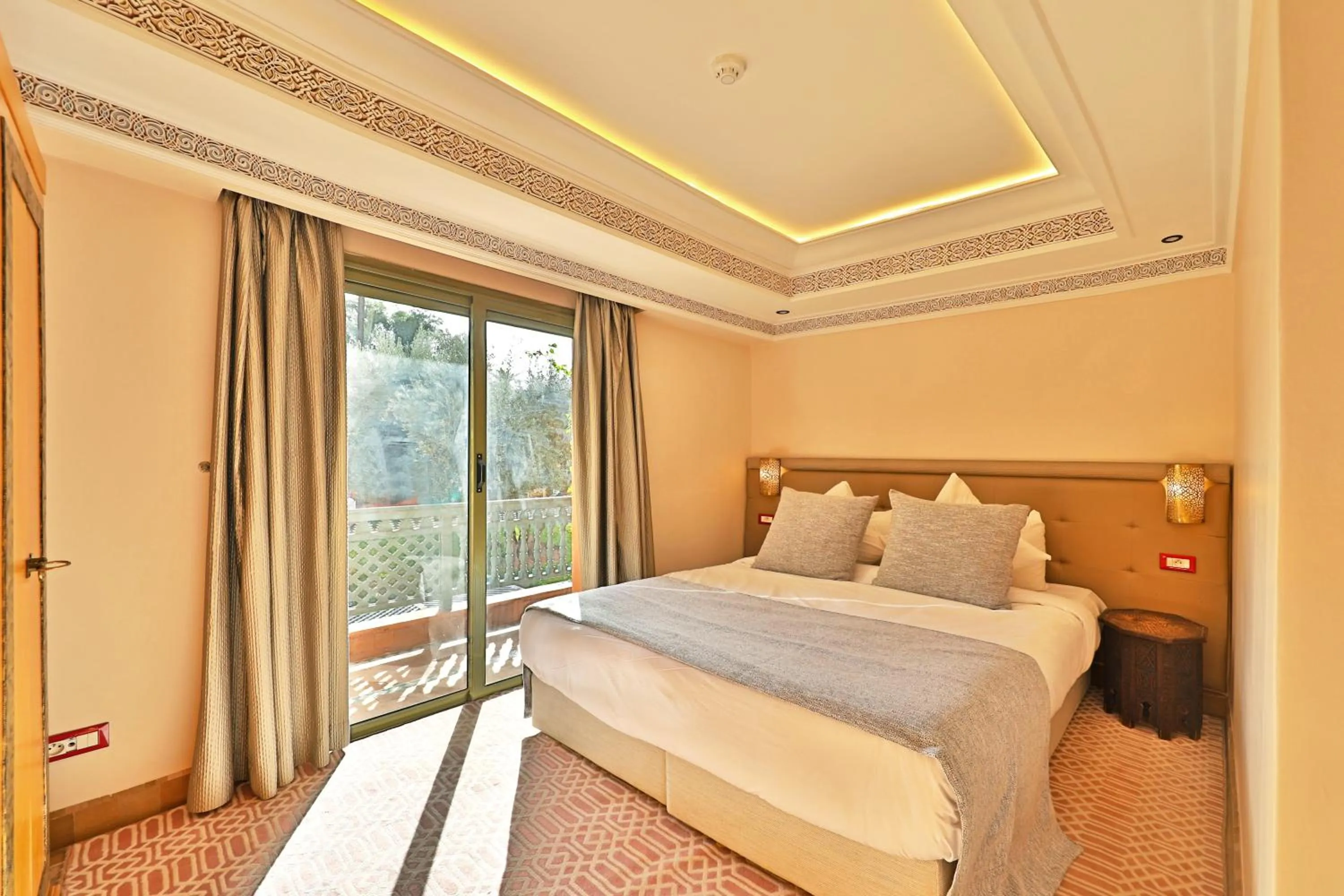 Bed in Pavillon du Golf - Palmeraie suites