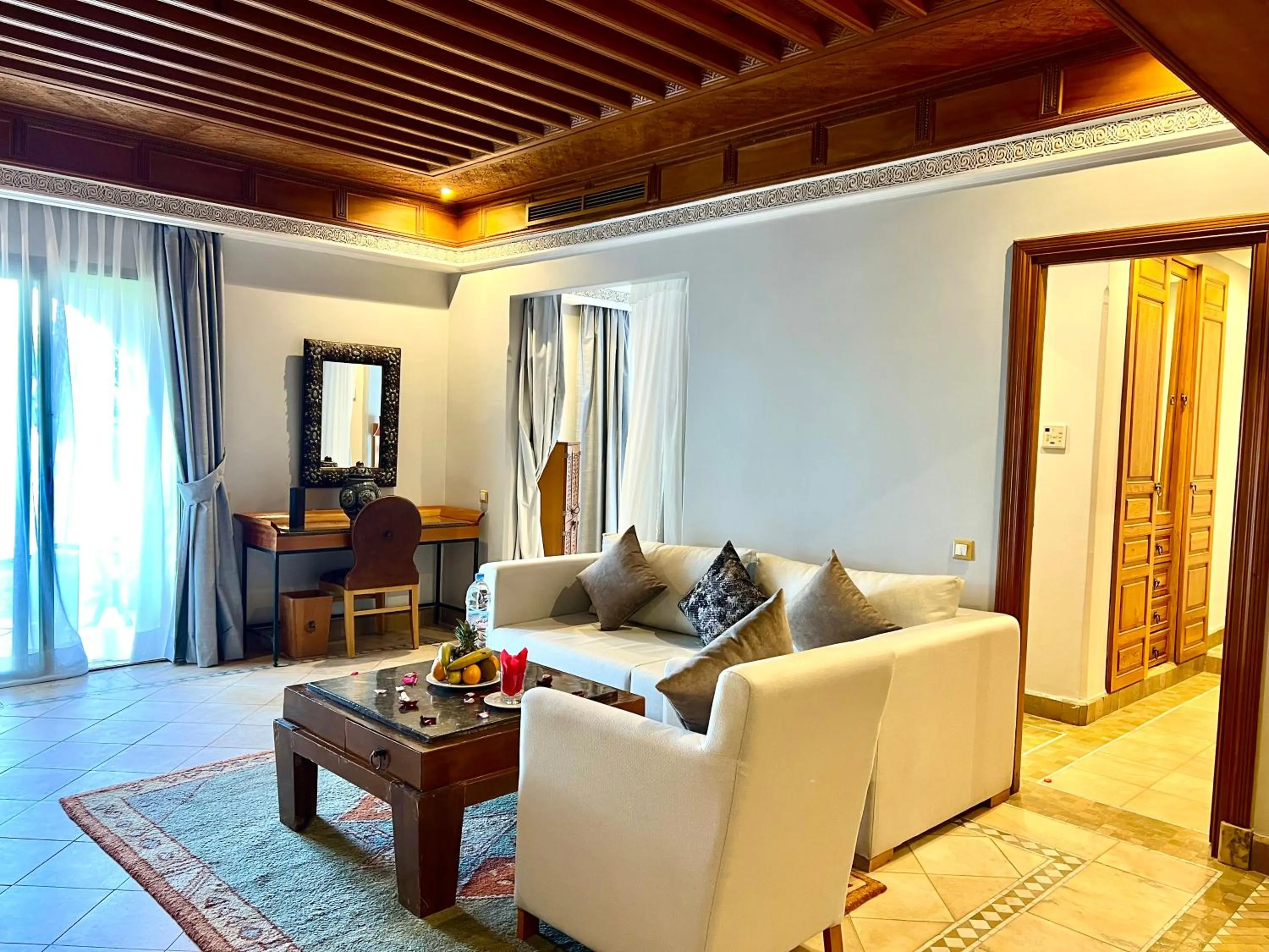 Living room in Pavillon du Golf - Palmeraie suites
