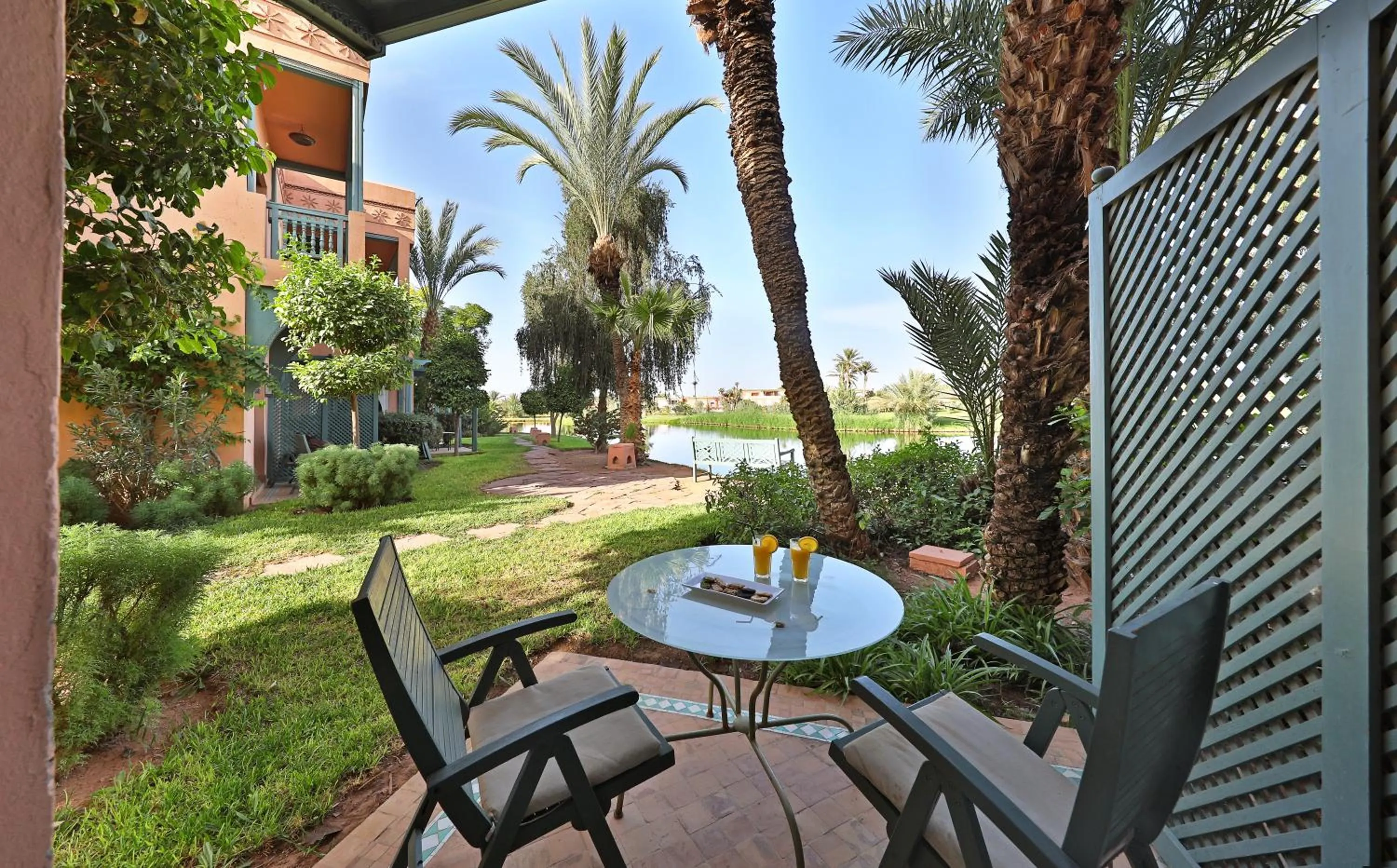 Patio in Pavillon du Golf - Palmeraie suites