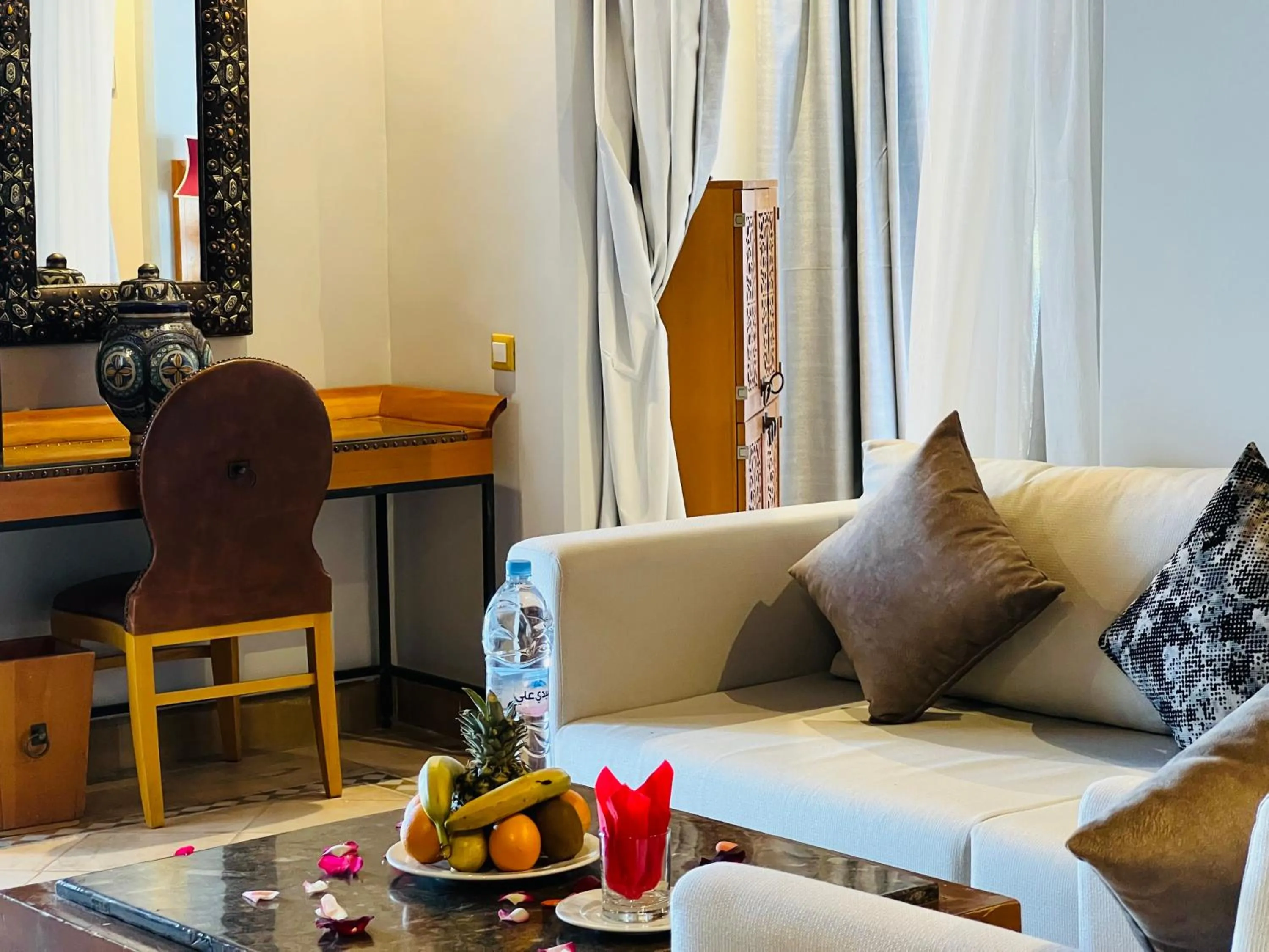 Living room in Pavillon du Golf - Palmeraie suites