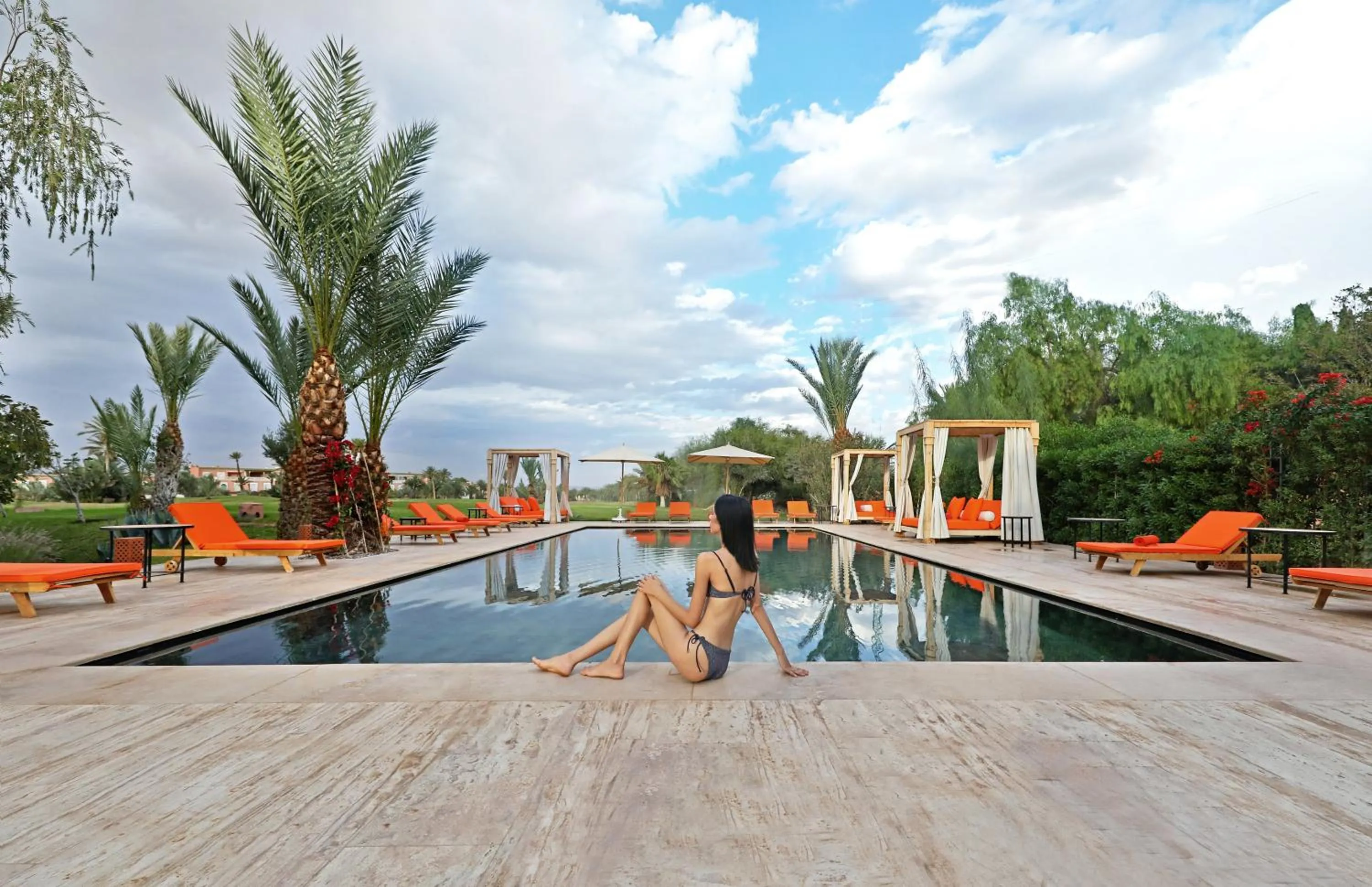 People in Pavillon du Golf - Palmeraie suites