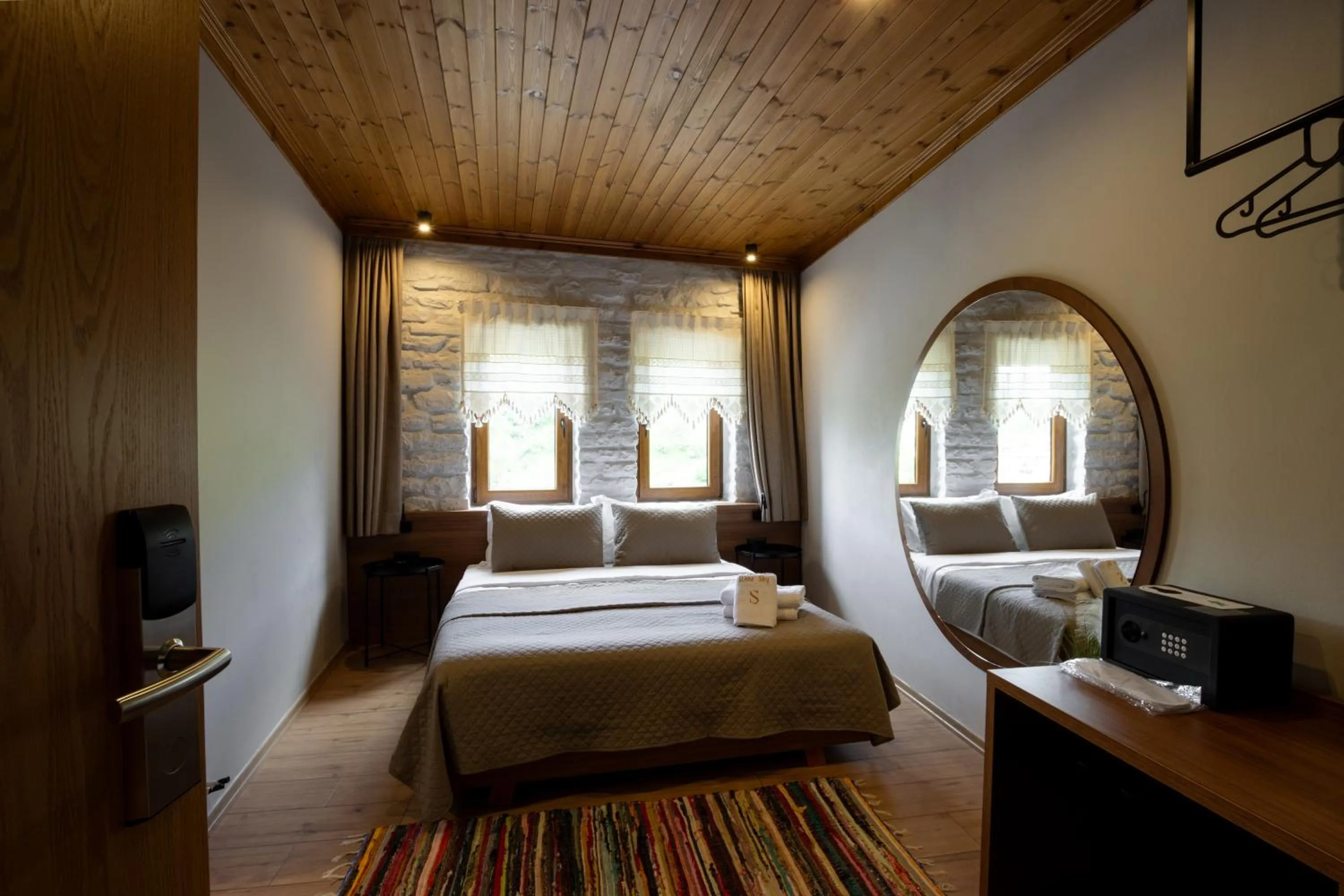 Bed in The Stone Sky Hotel