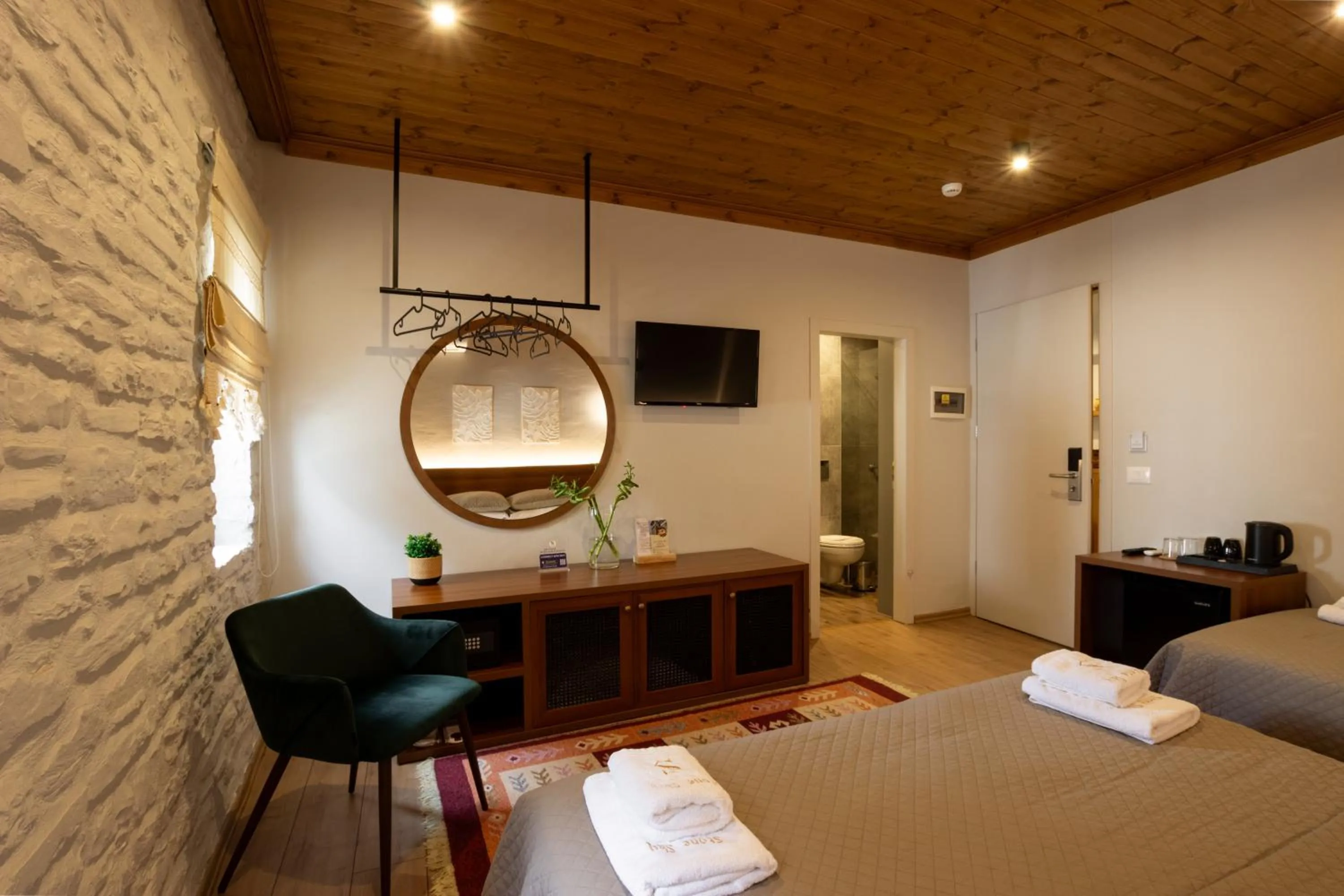 Bed in The Stone Sky Hotel