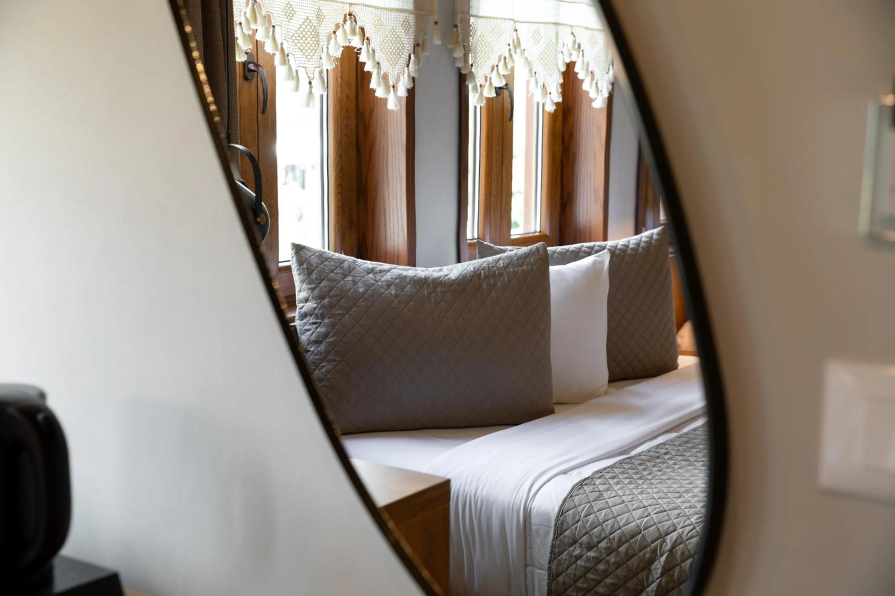 Bed in The Stone Sky Hotel