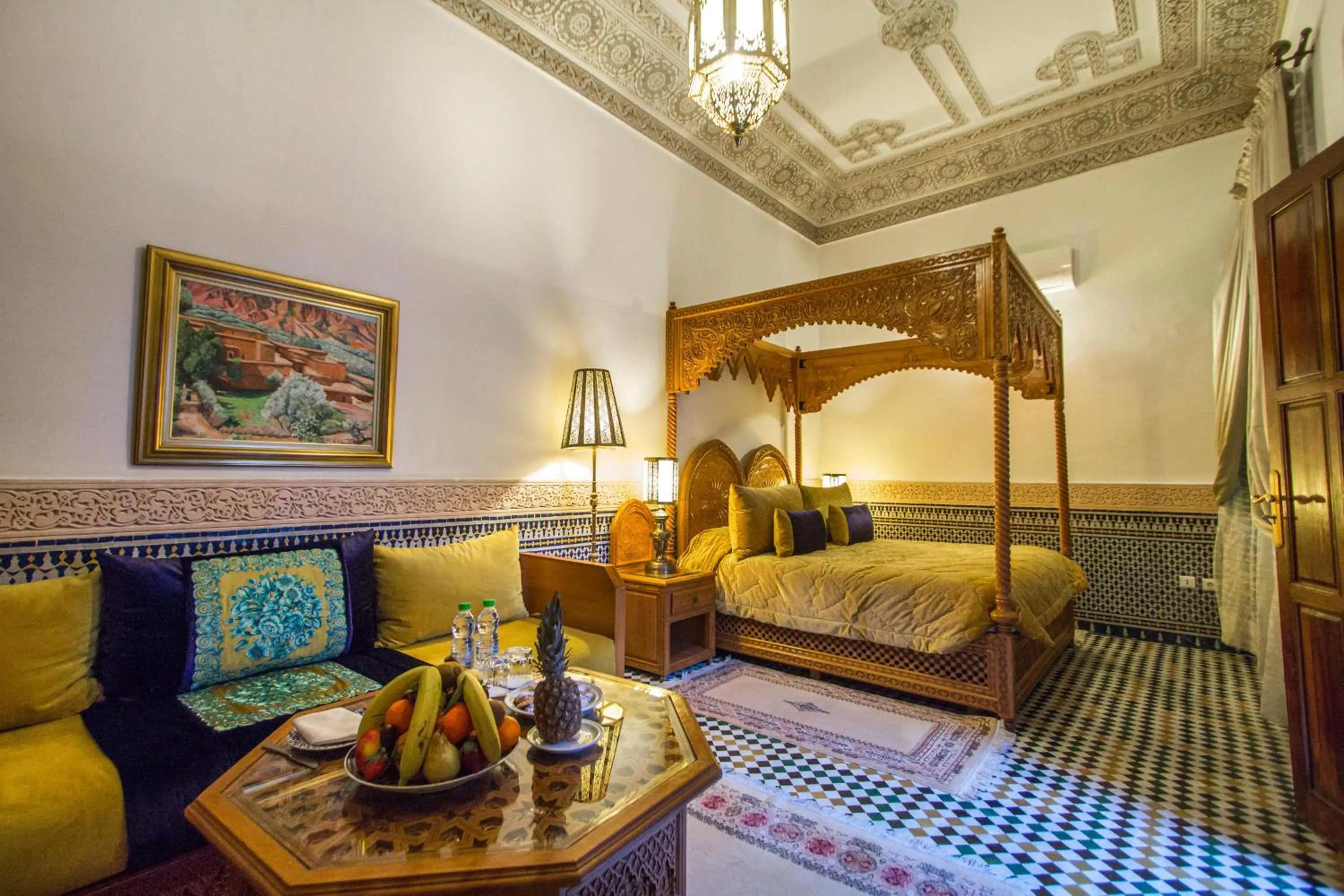 Bed in Riad Myra