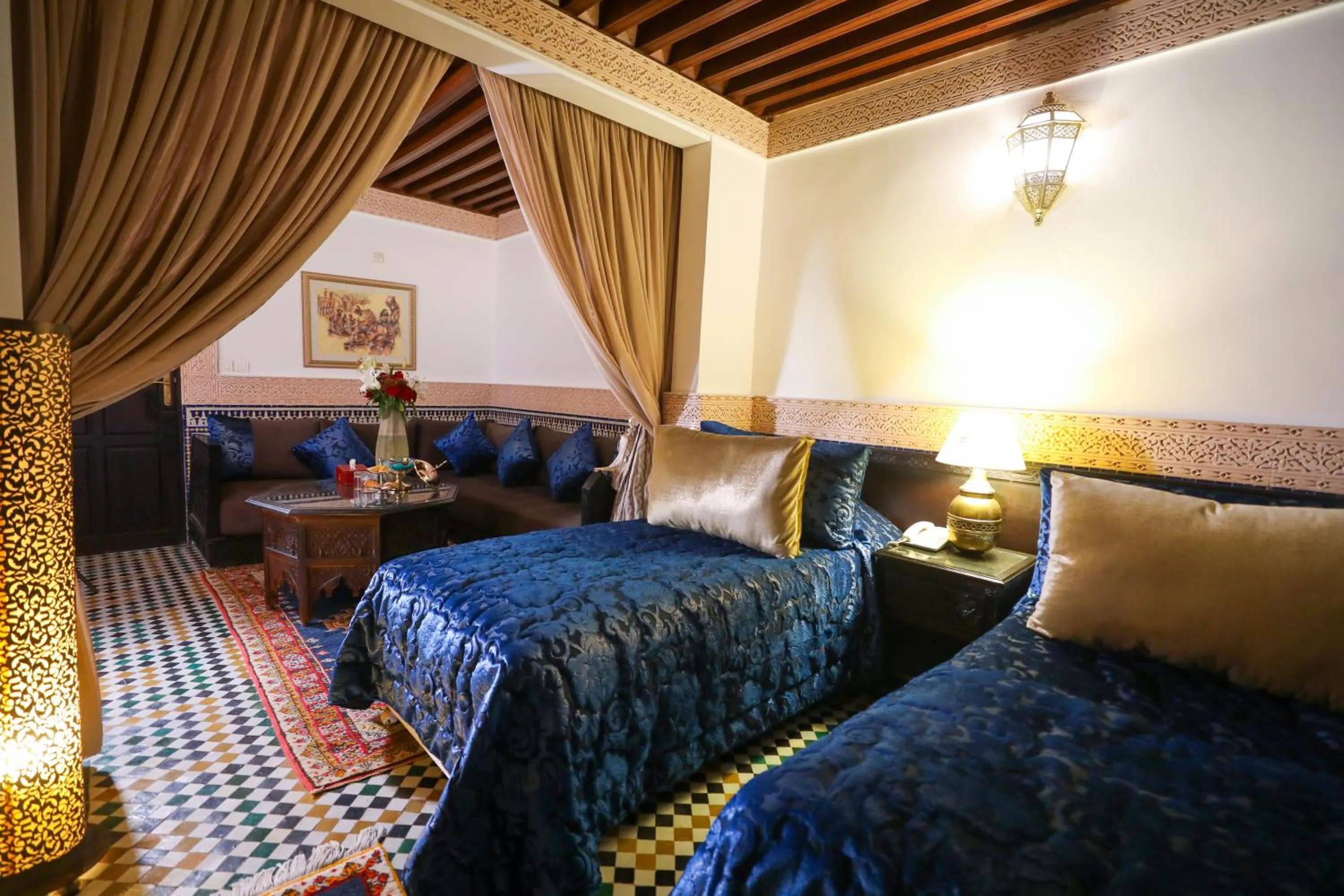 Bed in Riad Myra