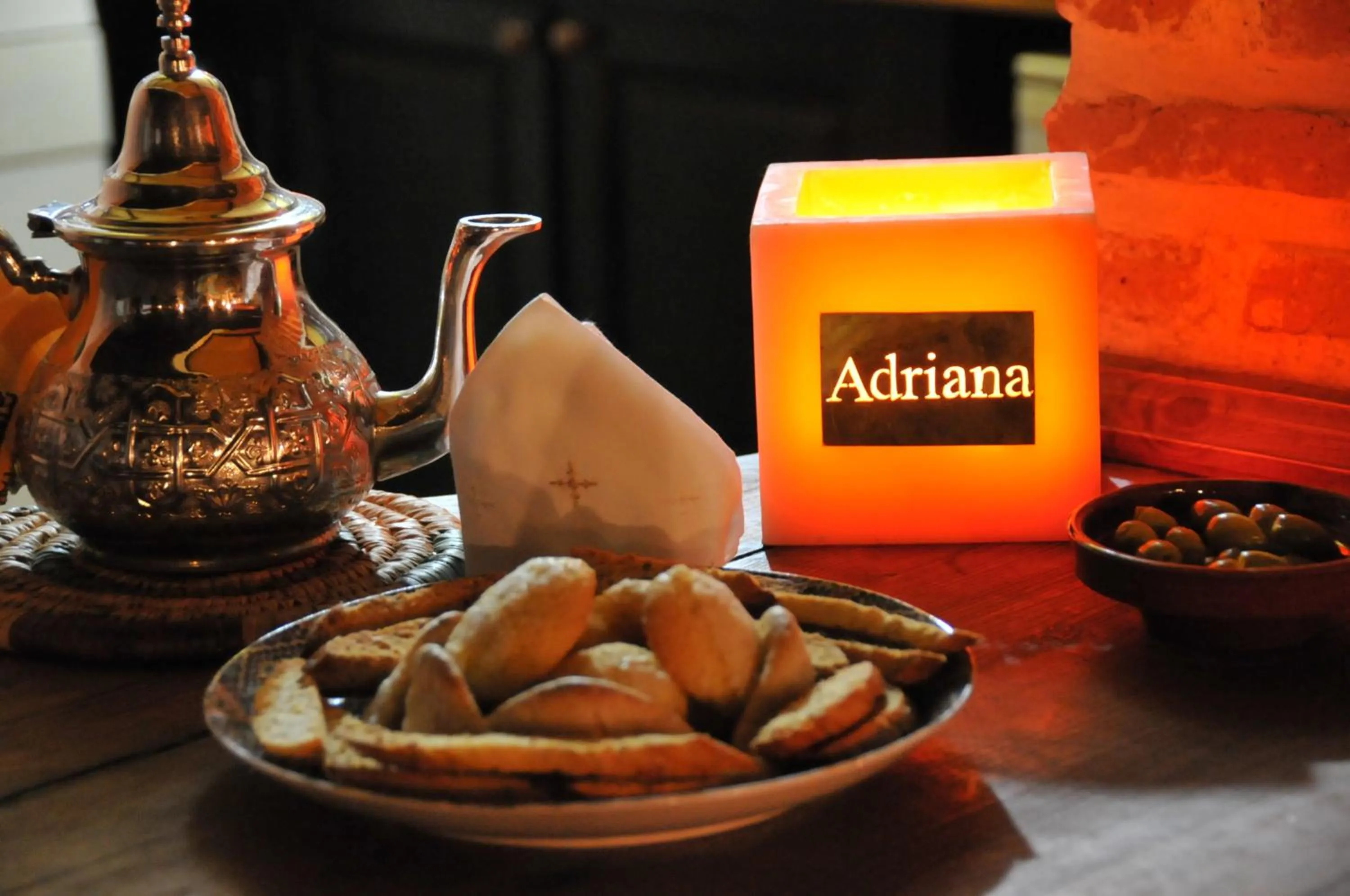 Food and drinks in Riad Adriana