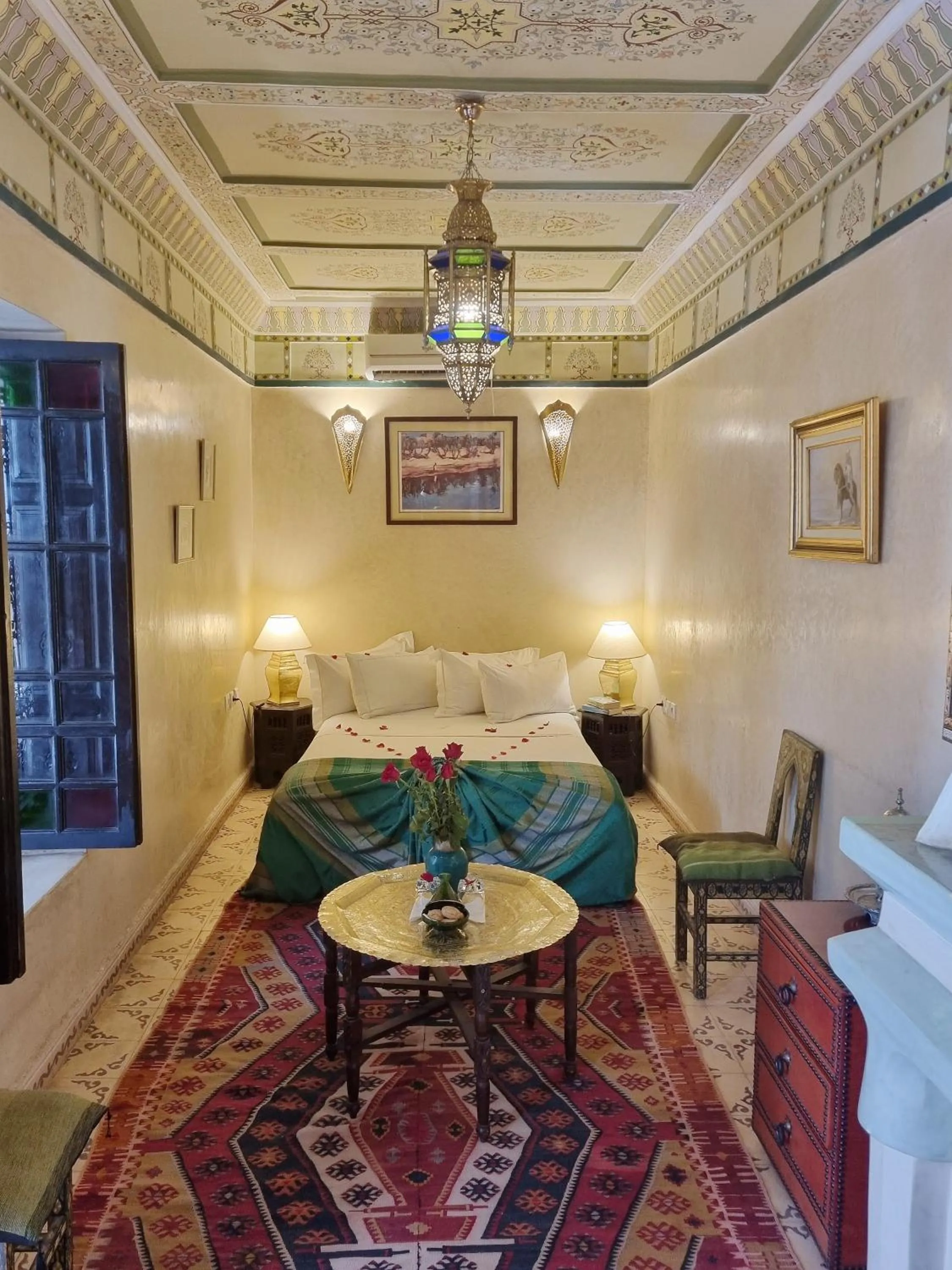 Bed in Riad Adriana