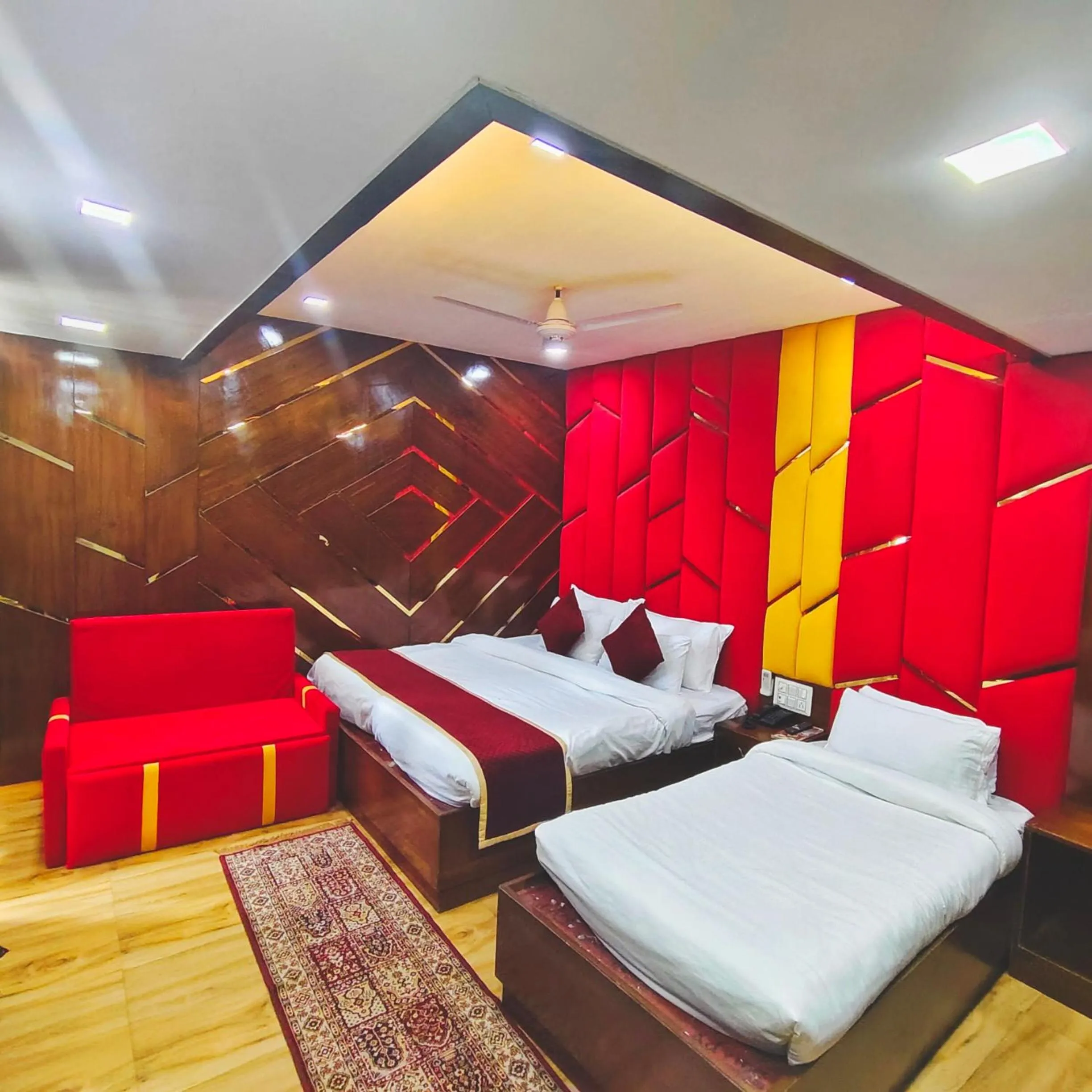 Photo of the whole room, Bed in Rich Grand Hotel