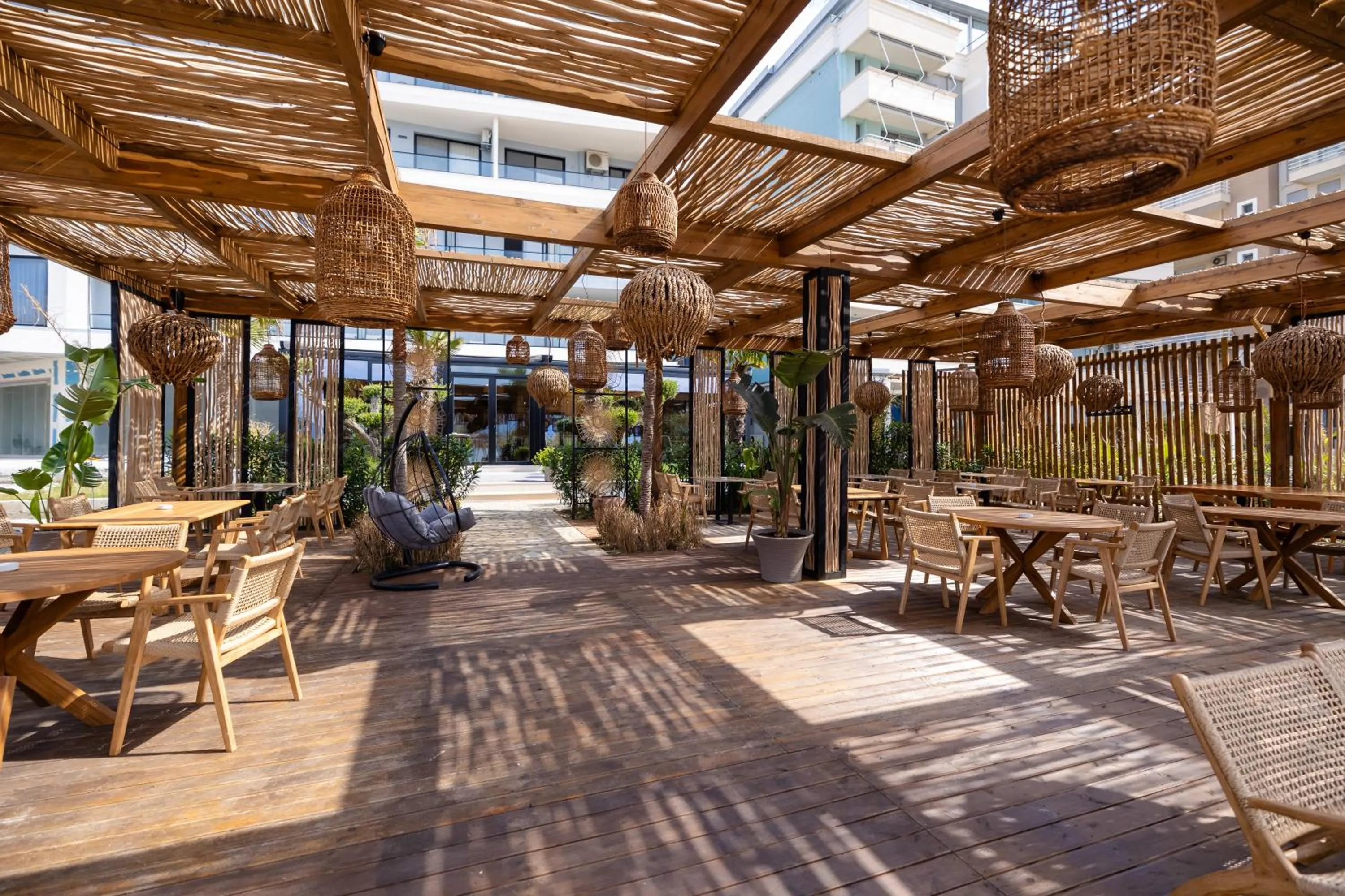 Patio in Sea & Sand Hotel
