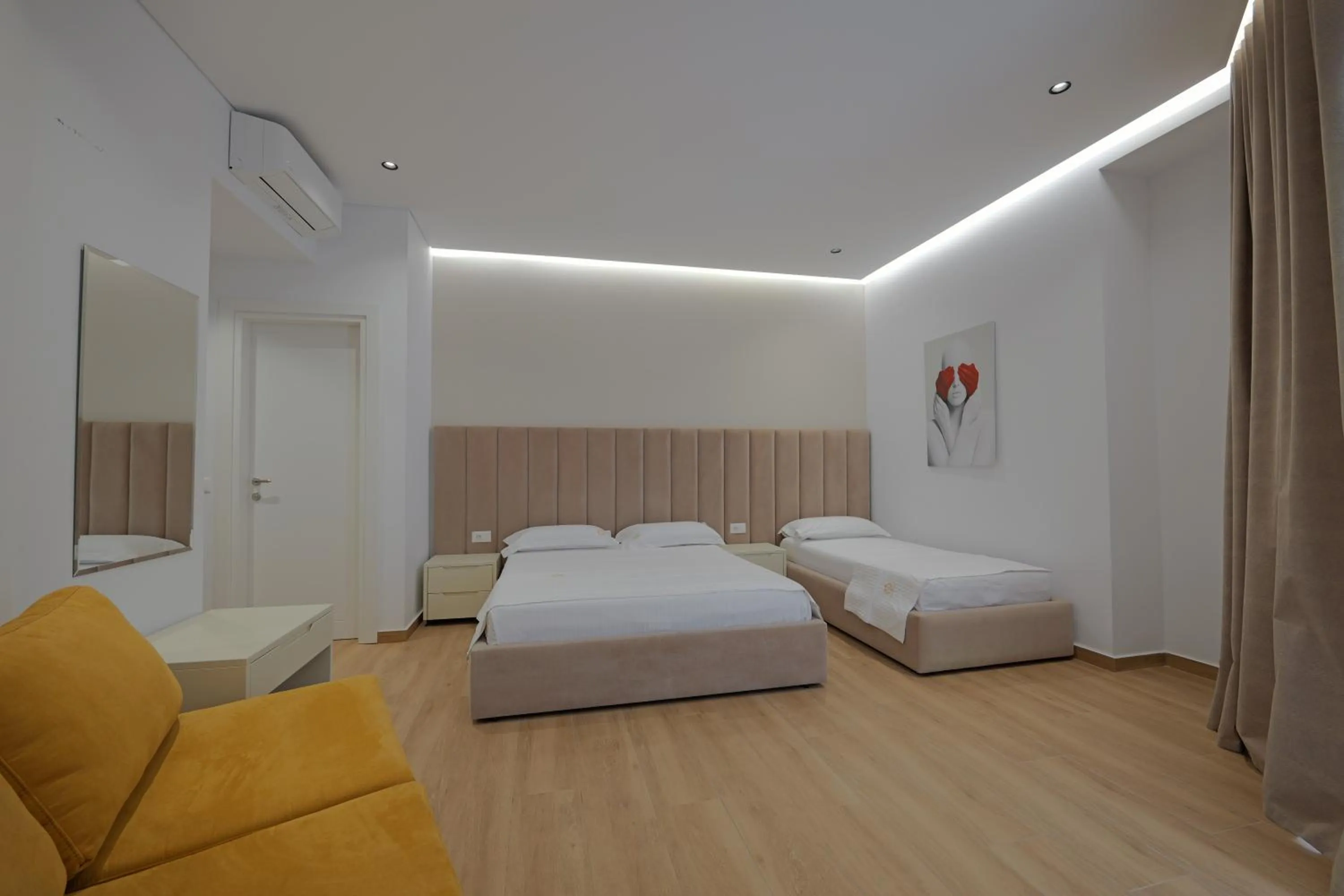 Bed in Sea & Sand Hotel