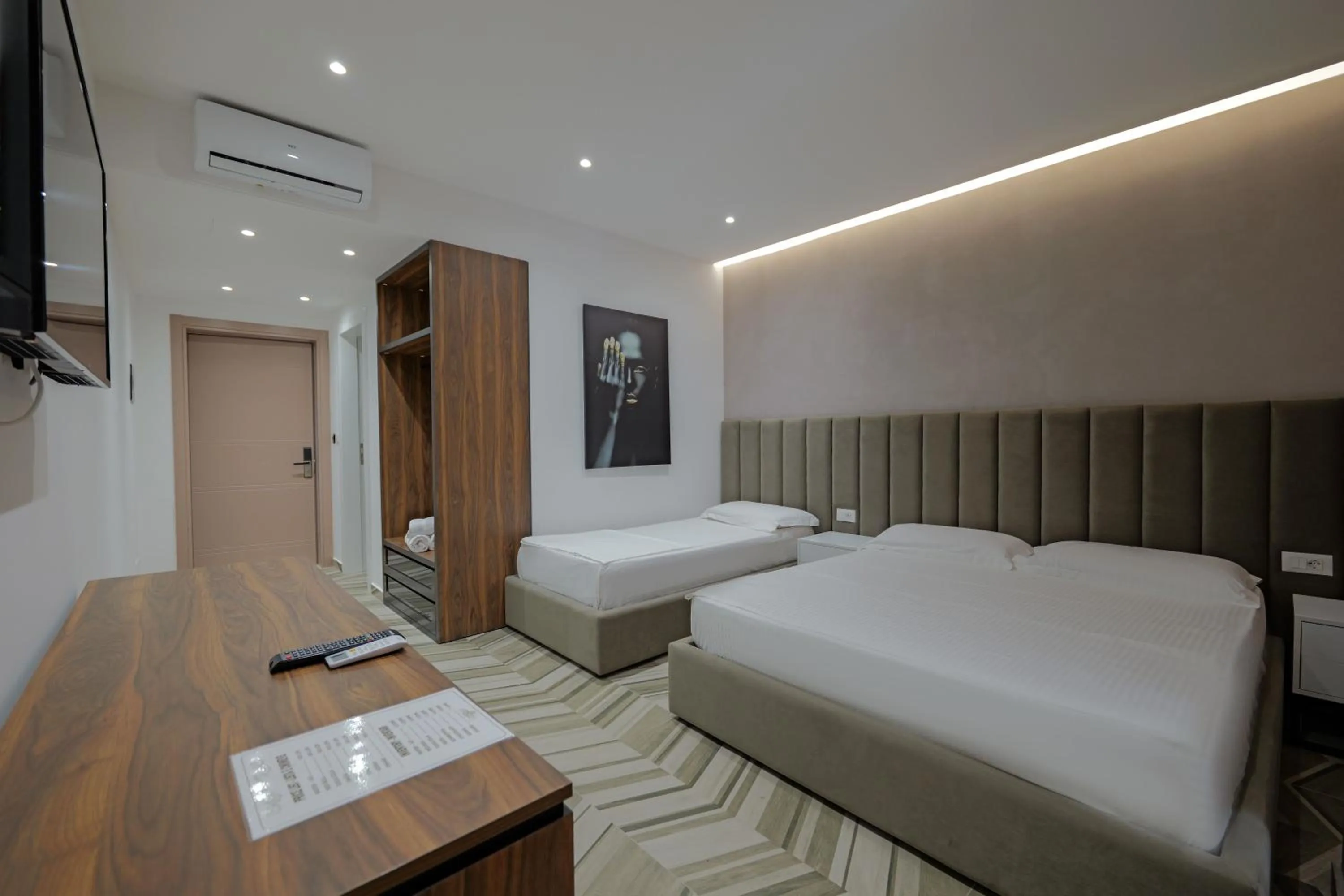 Bed in Sea & Sand Hotel