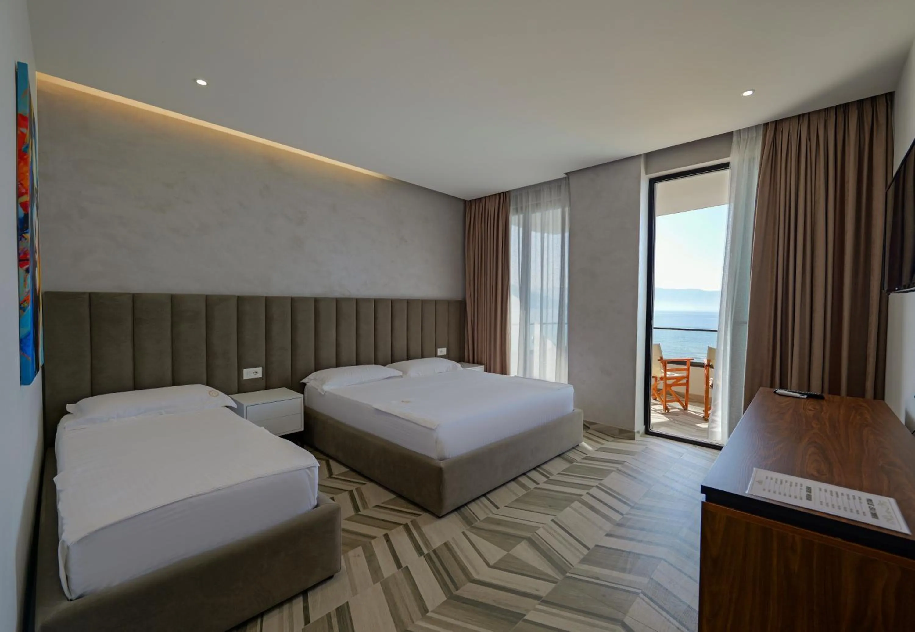 Bed in Sea & Sand Hotel