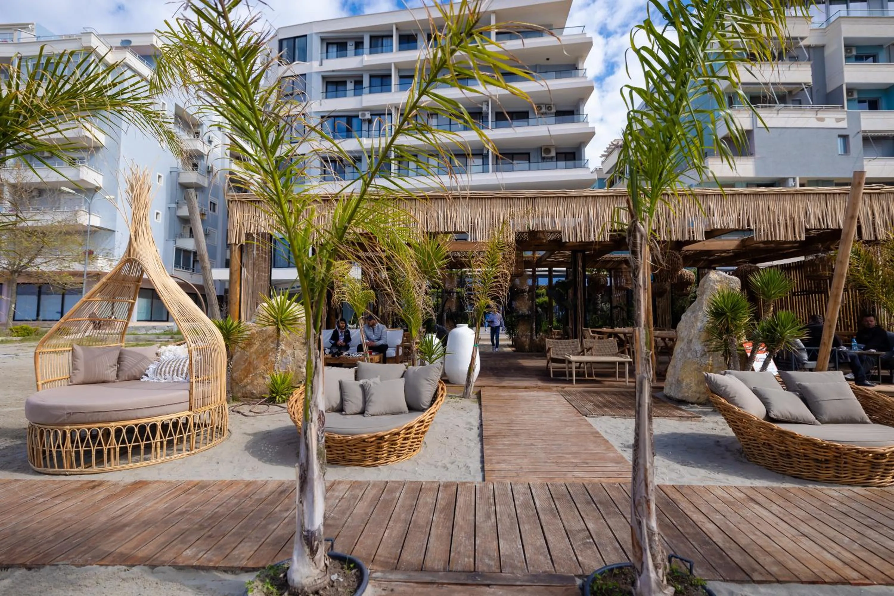 Property building in Sea & Sand Hotel