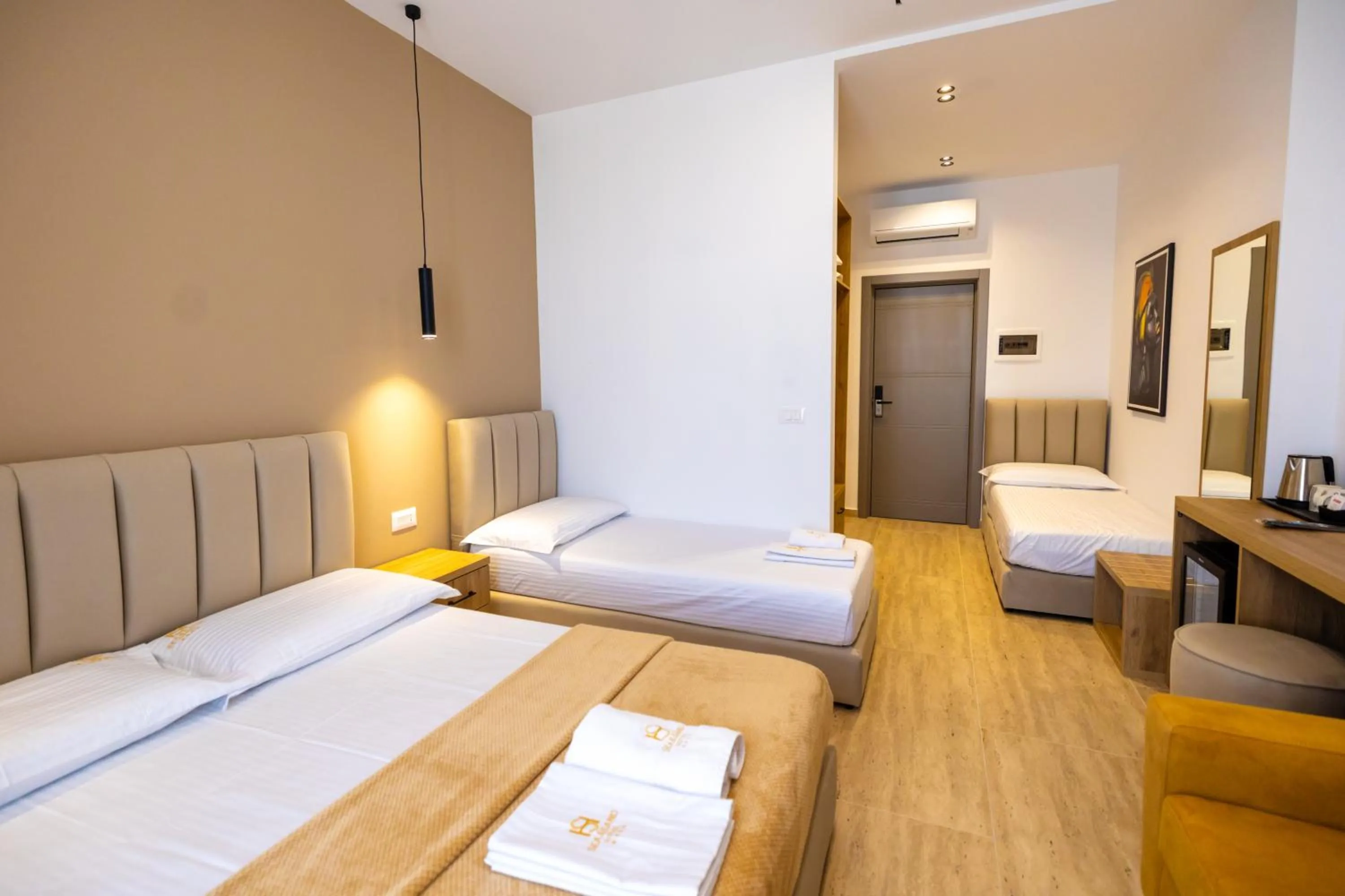 Bed in Sea & Sand Hotel