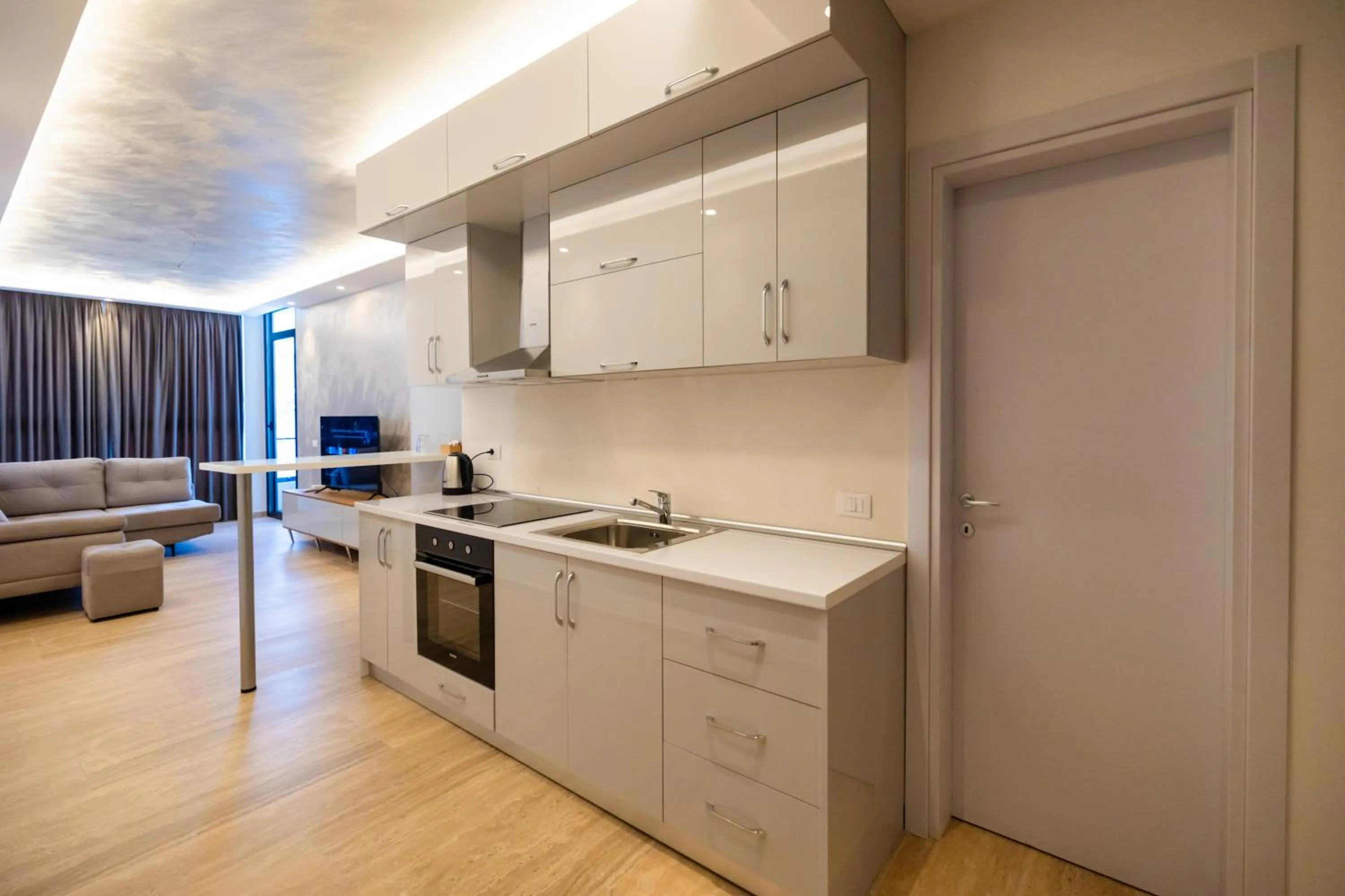 Kitchen or kitchenette in Sea & Sand Hotel